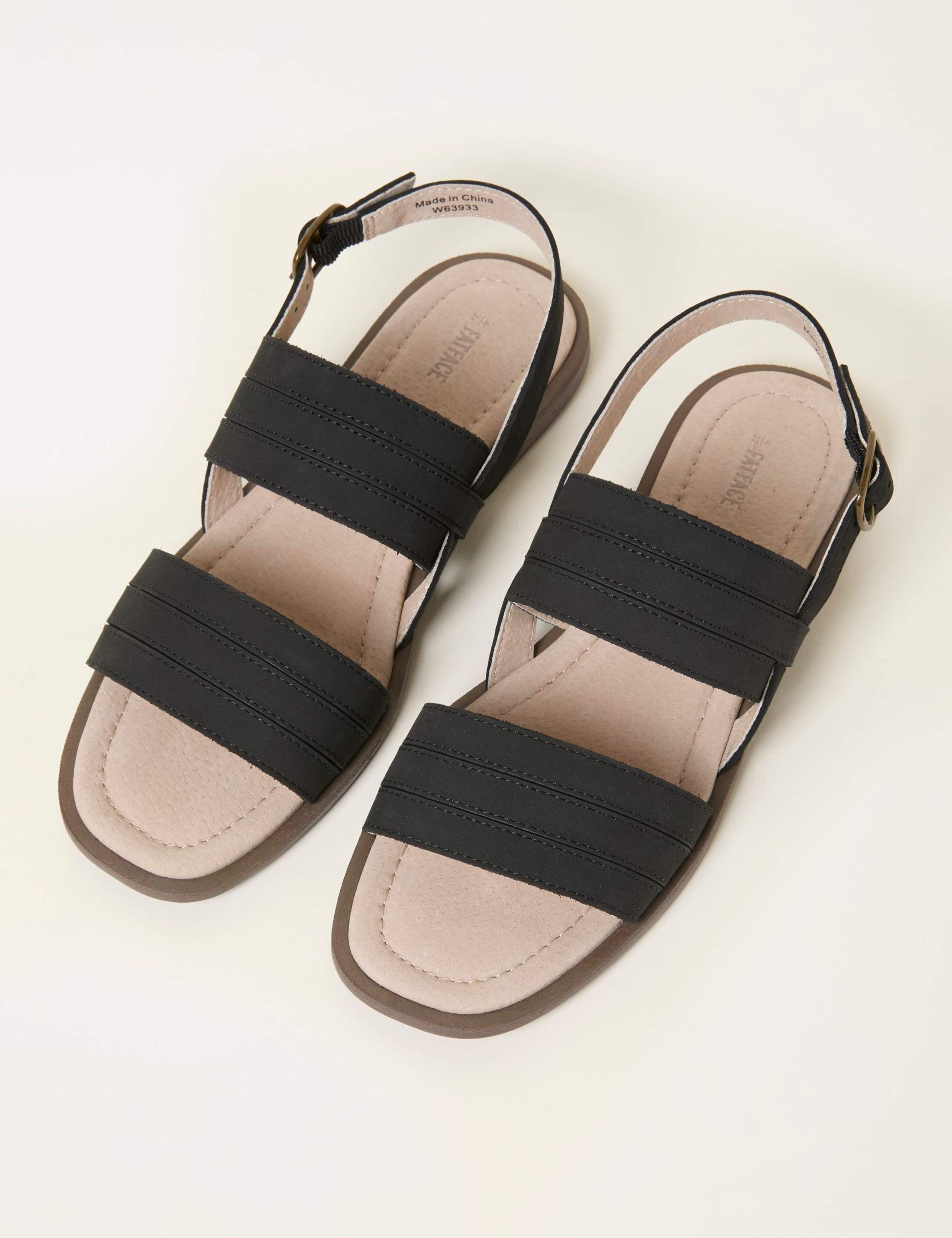 Leather Slingback Sandals 1 of 3