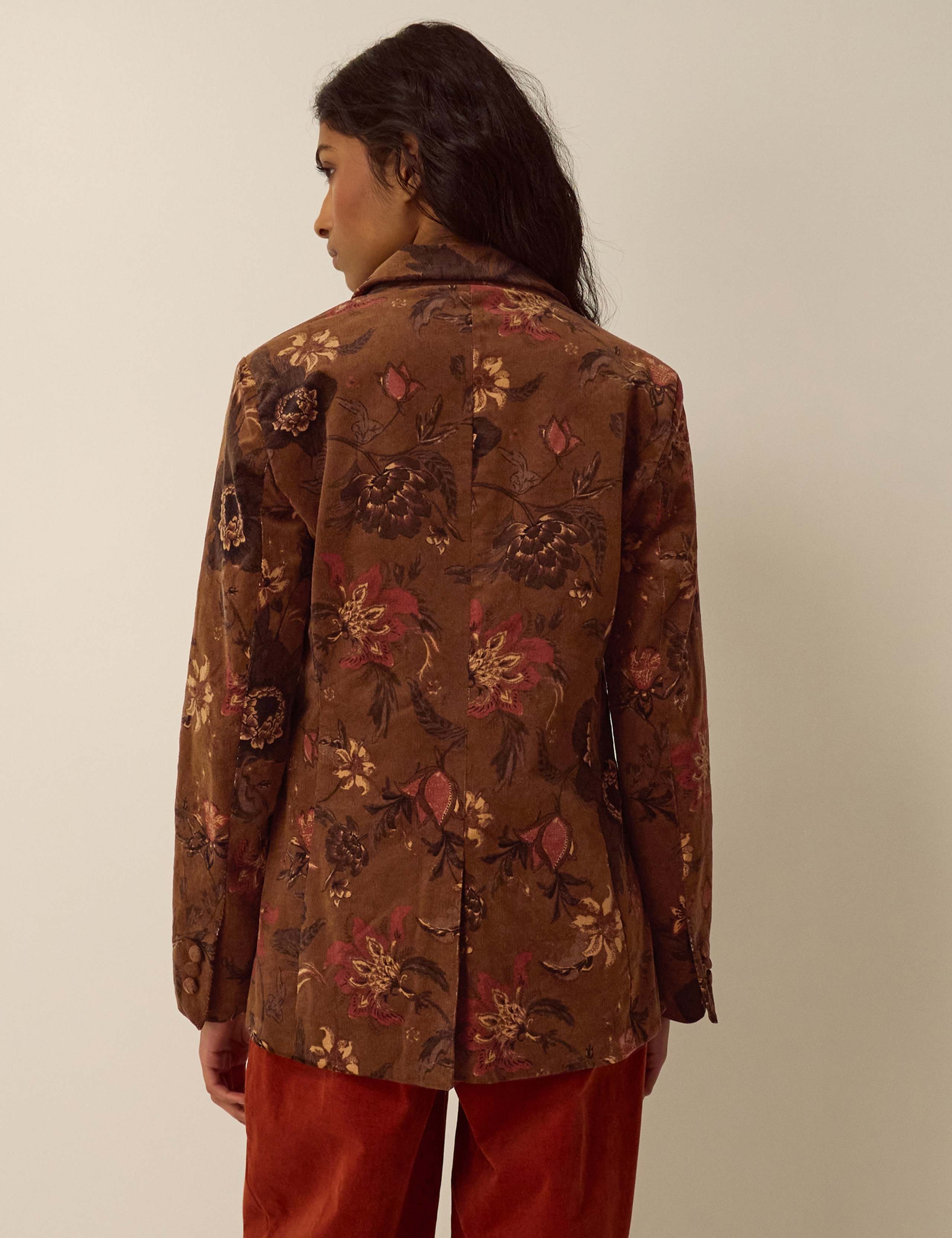 Cotton Rich Printed Lightweight Jacket 3 of 5
