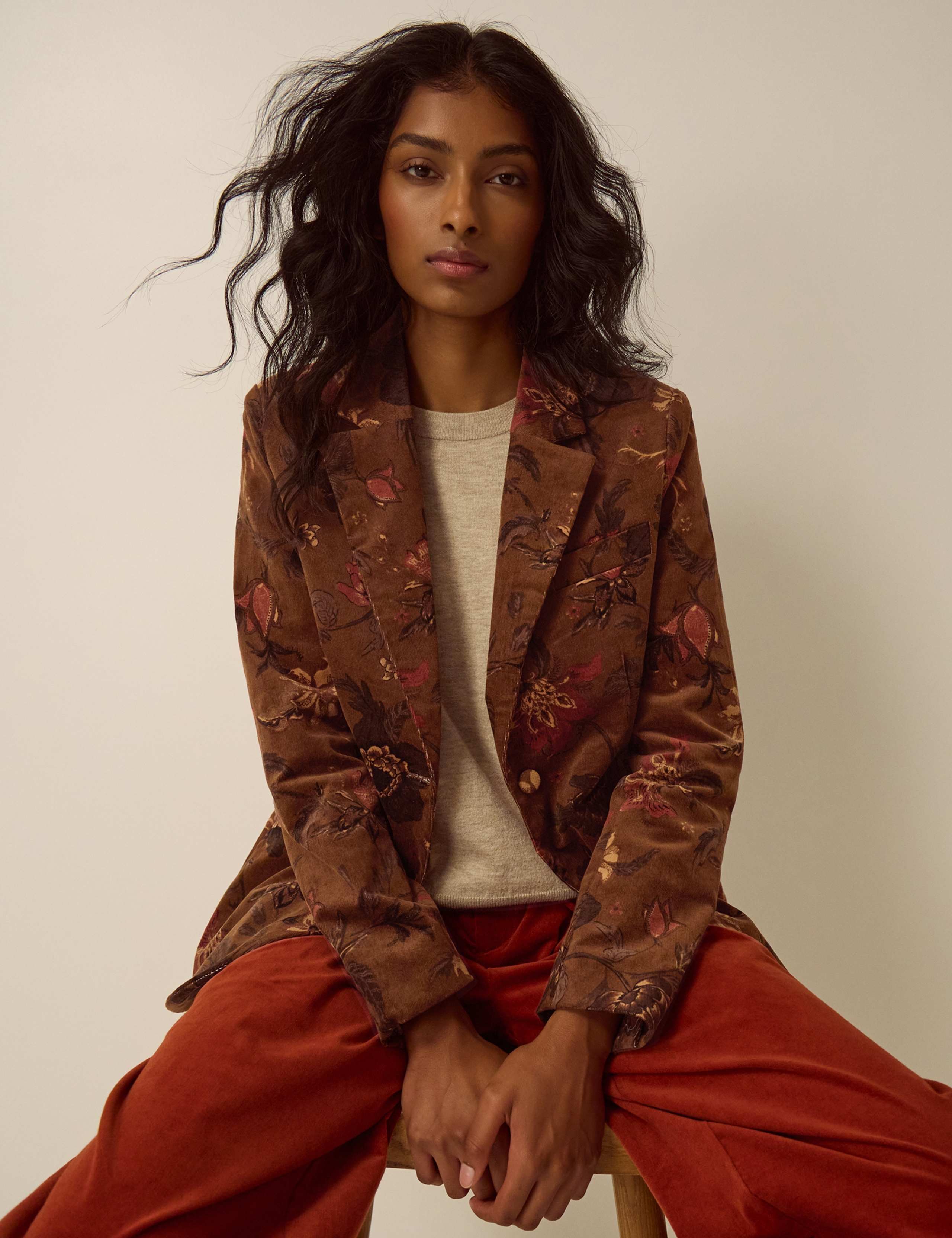 Cotton Rich Printed Lightweight Jacket 5 of 5