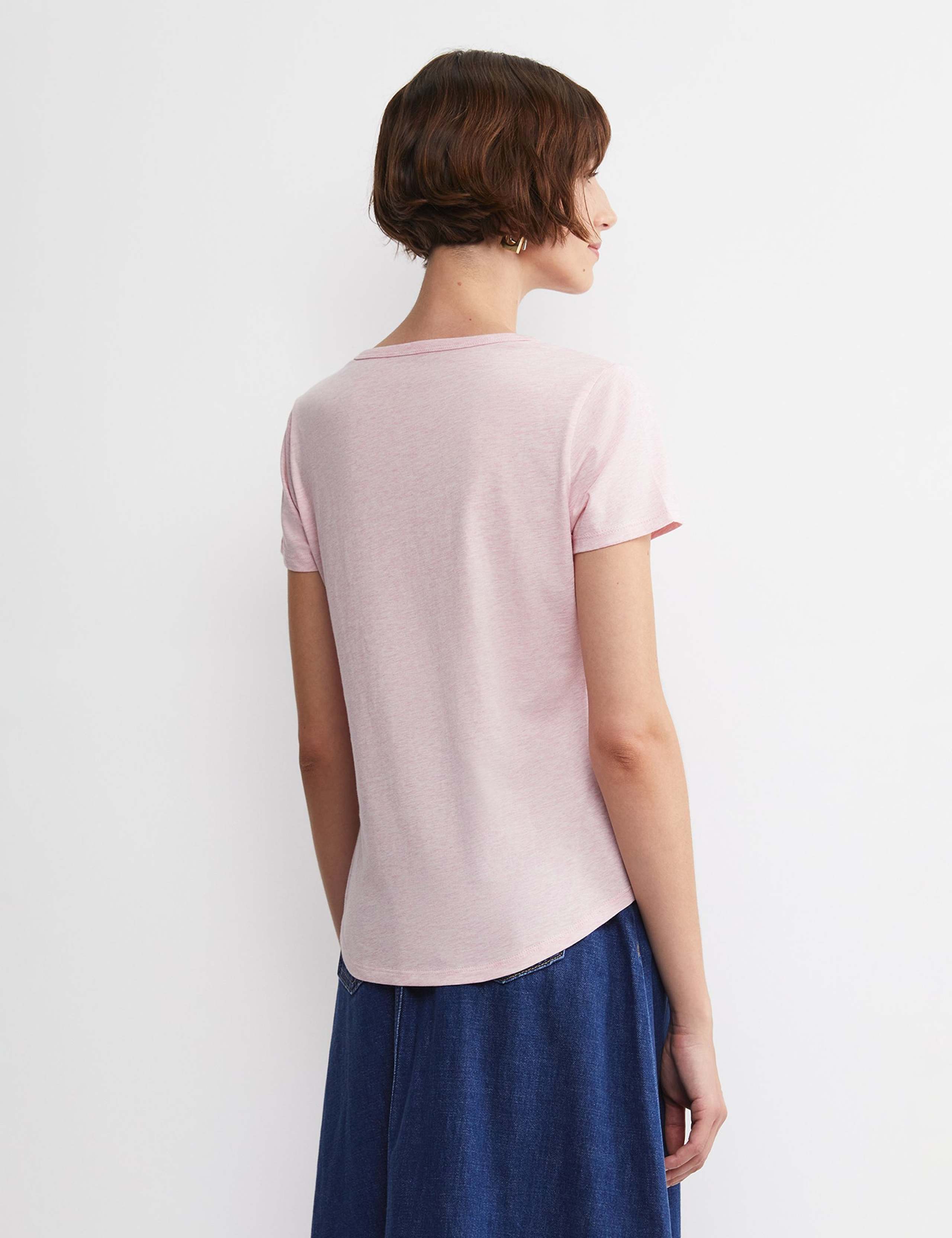 Pure Cotton Je T'aime Slogan T-Shirt 3 of 5
