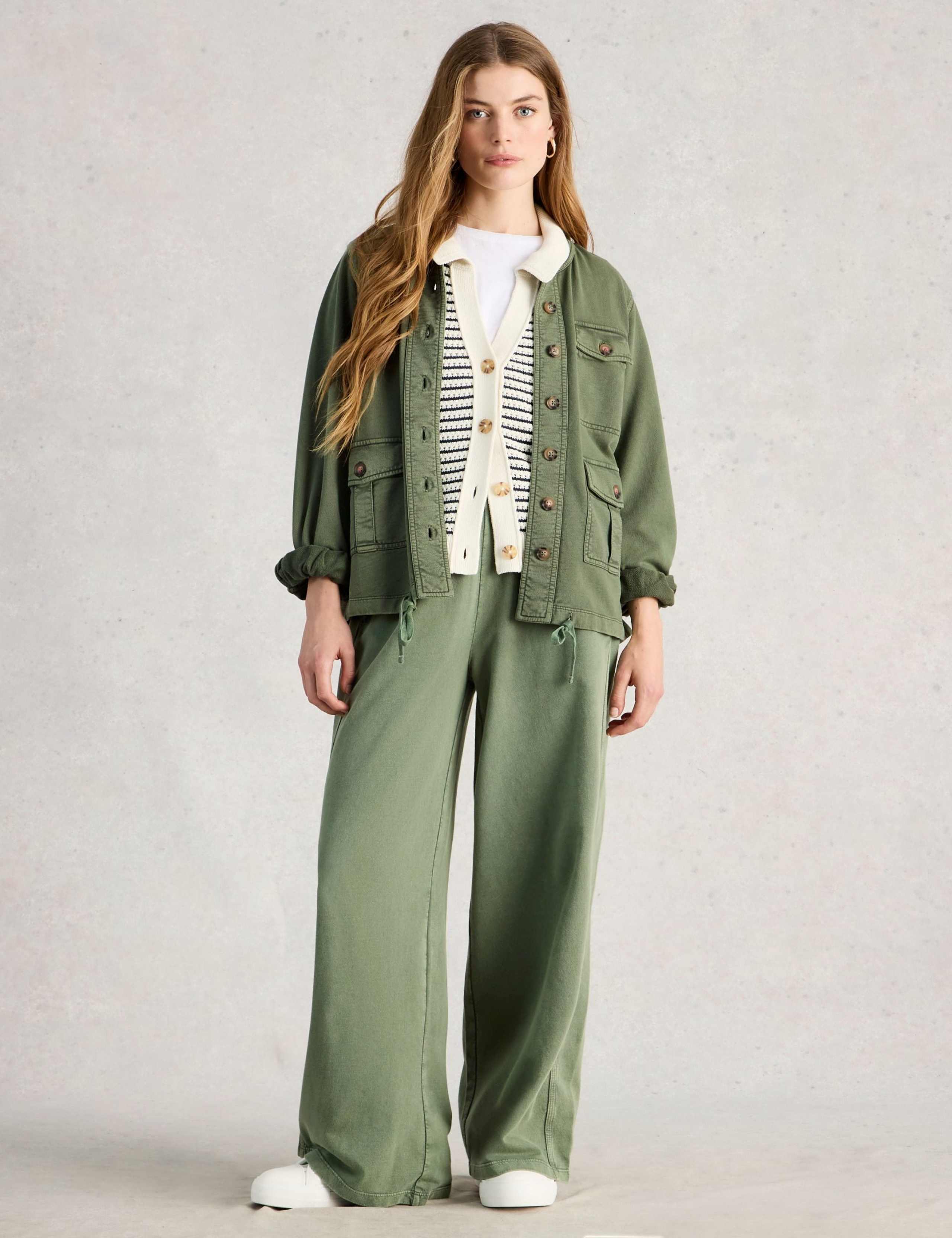 Pure Cotton Jersey Utility Jacket 1 of 6