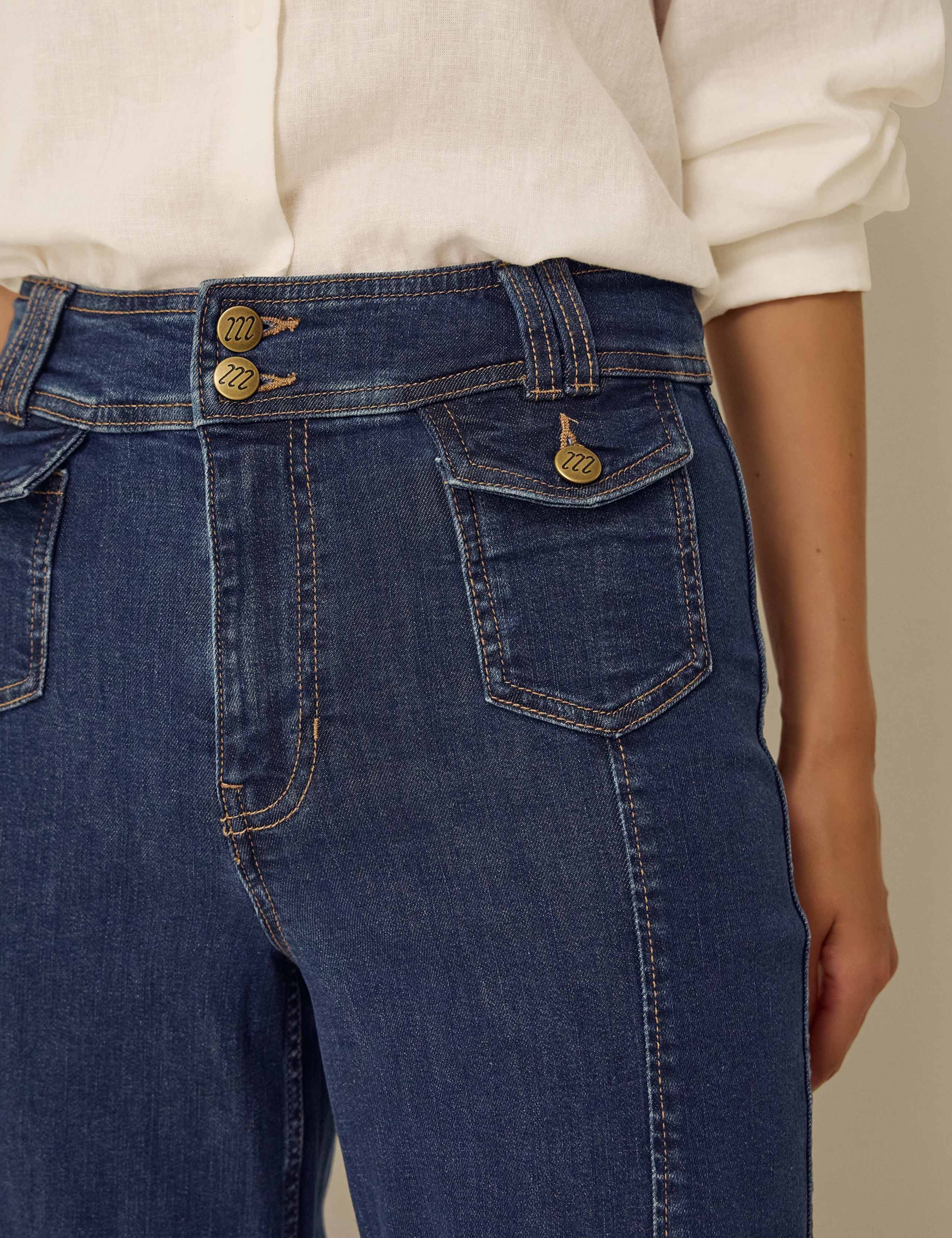 Flared High Waisted Jeans 3 of 3