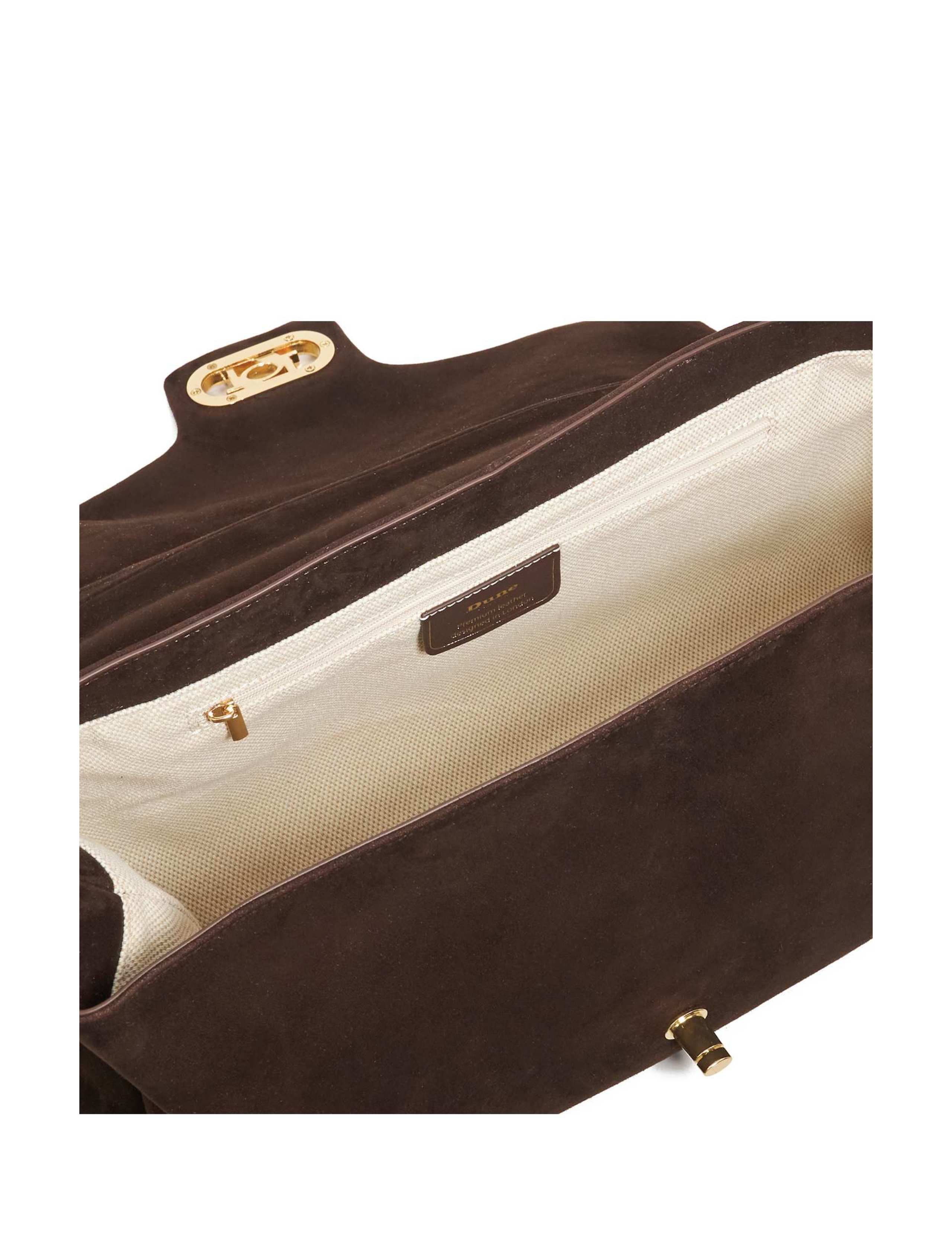 Suede Quilted Shoulder Bag 4 of 6