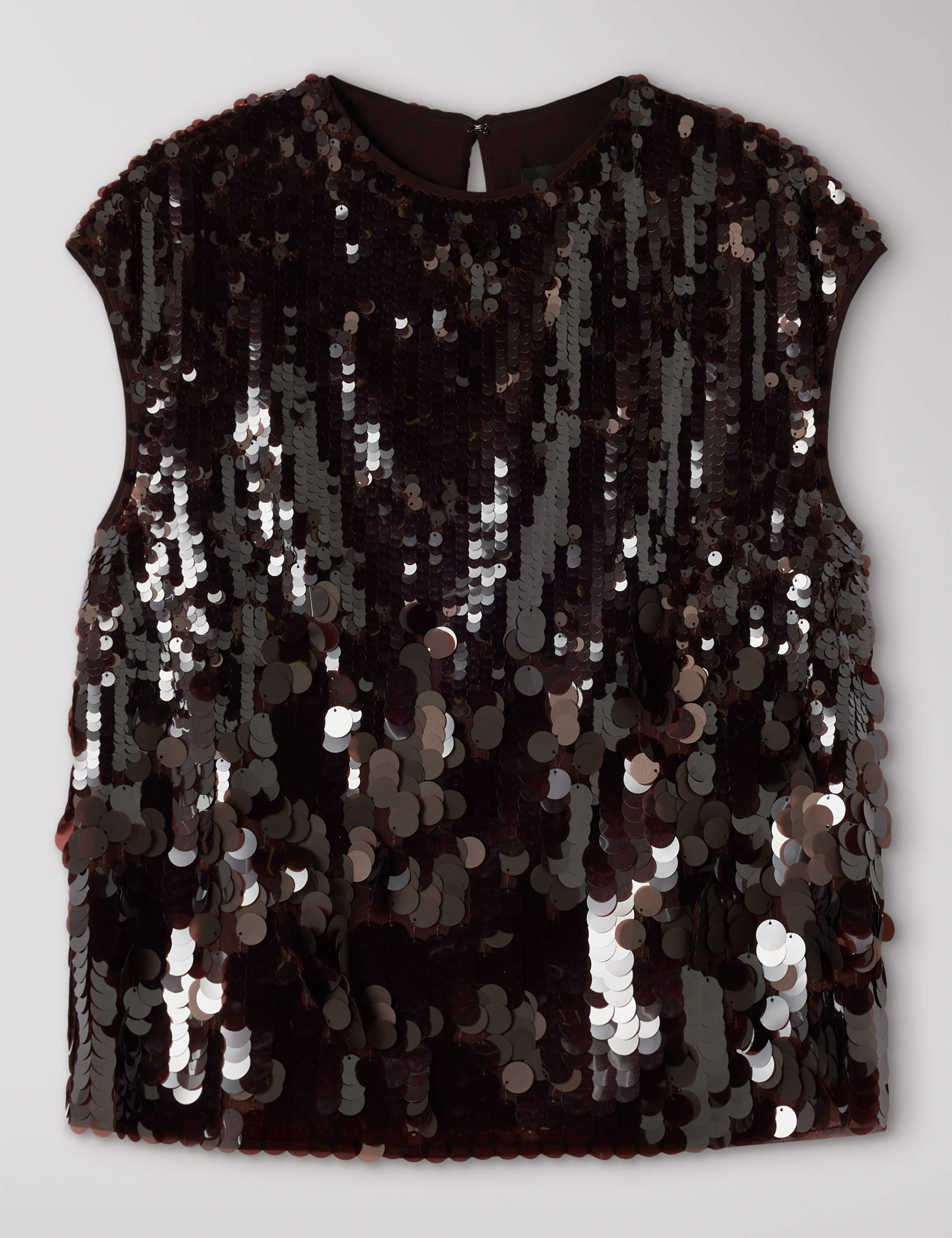 Sequin Cap Sleeve Top 2 of 6