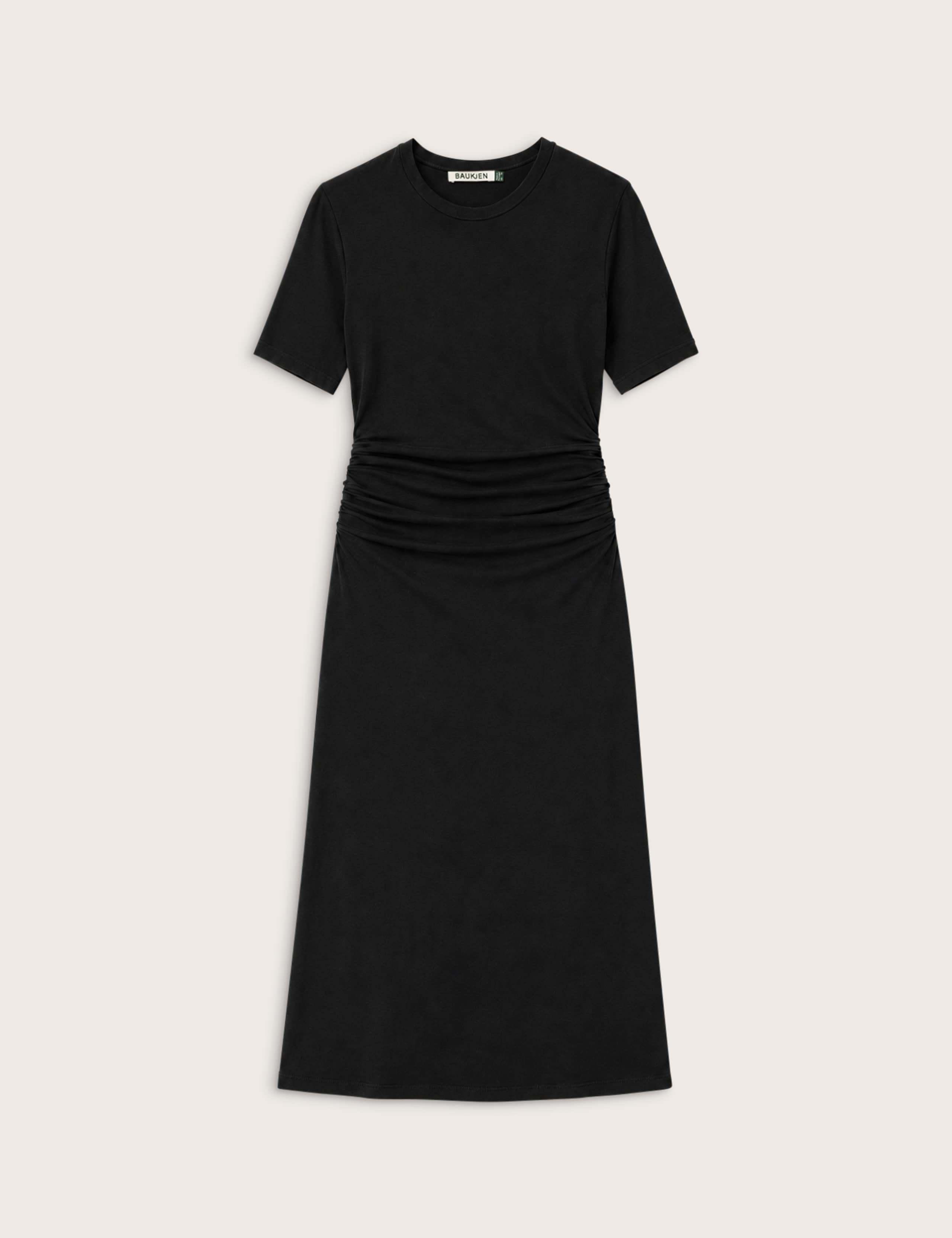 Cotton-Rich Jersey Midi Skater Dress 2 of 5