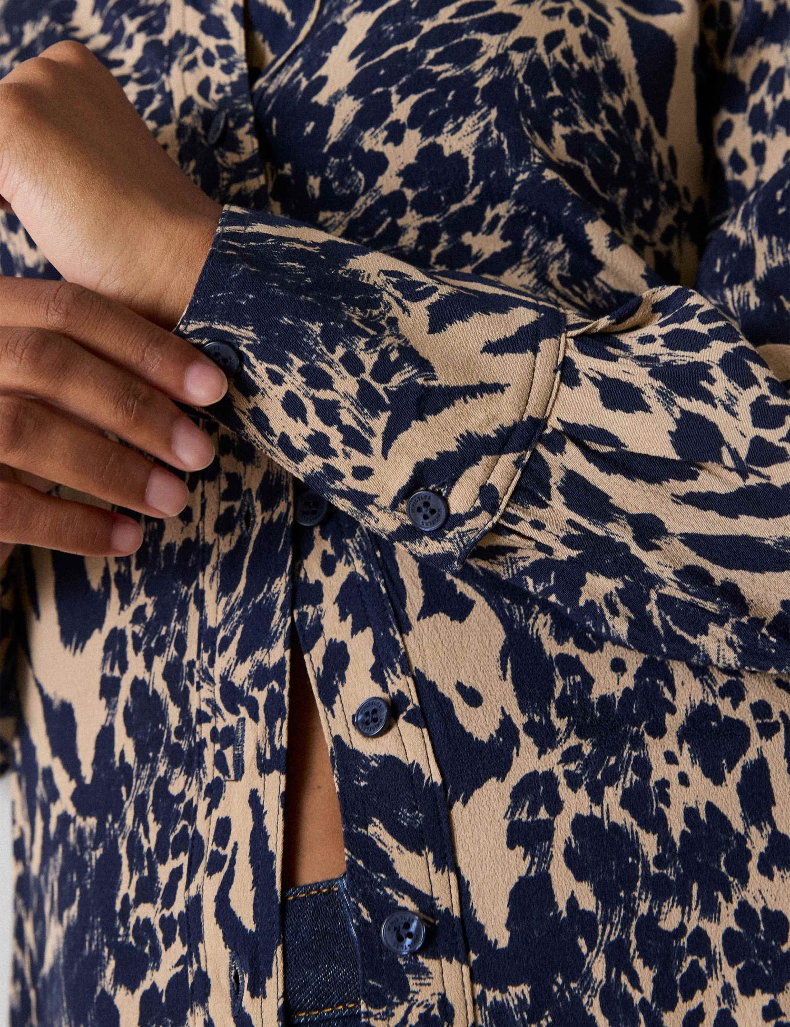 Animal Print Button Through Shirt 3 of 5