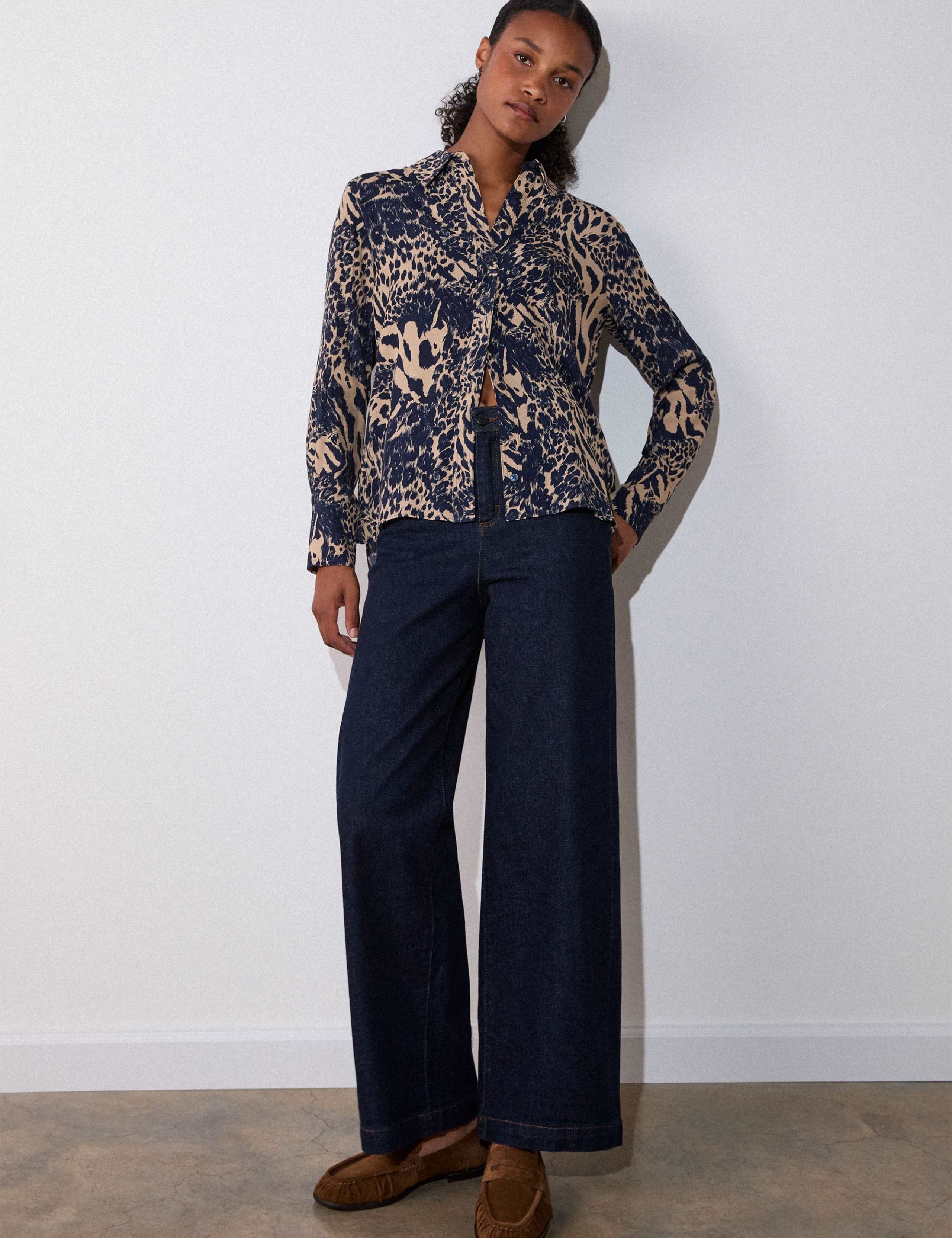 Animal Print Button Through Shirt 5 of 5
