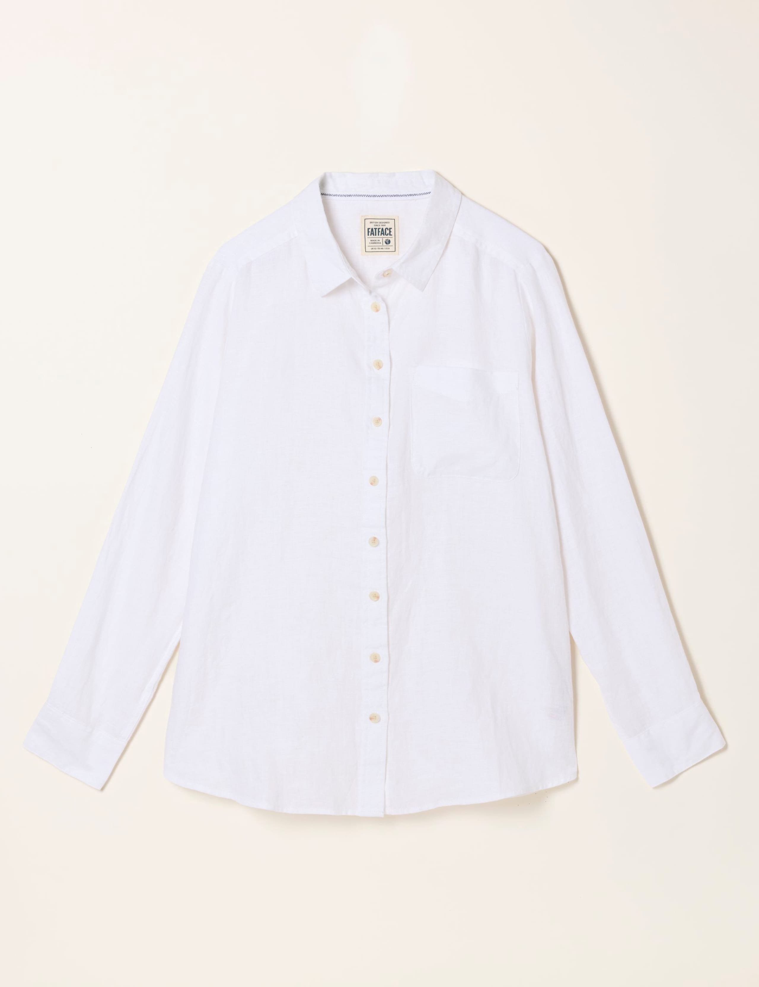 Pure Linen Collared Shirt 2 of 5