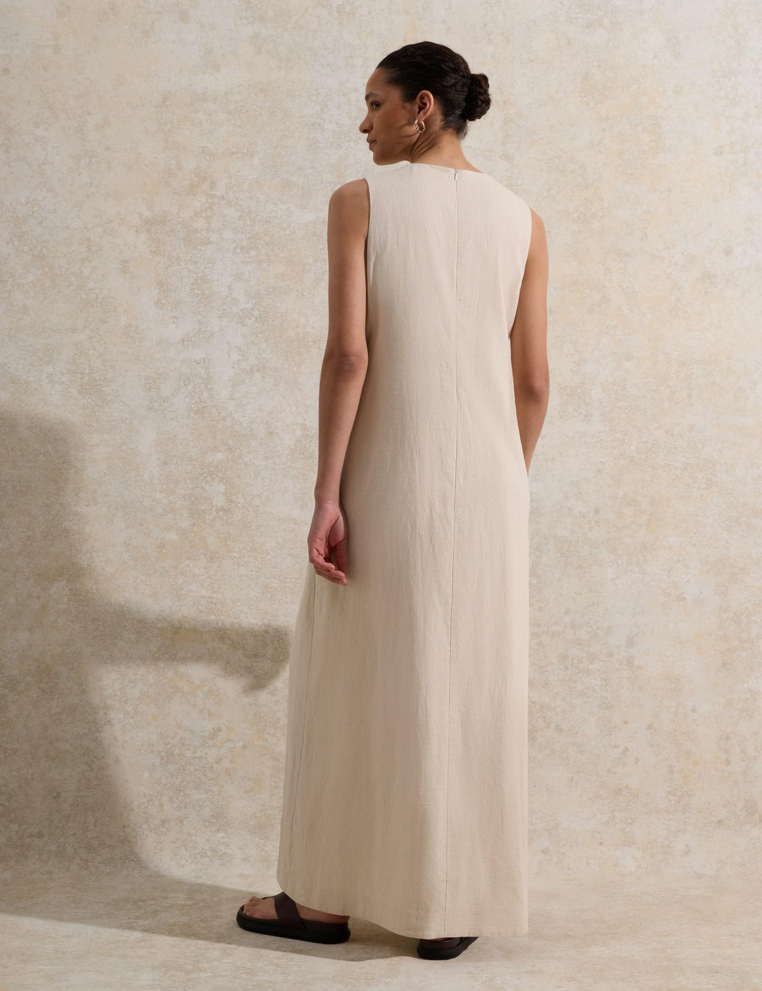 Linen Rich Maxi Tea Dress 2 of 5