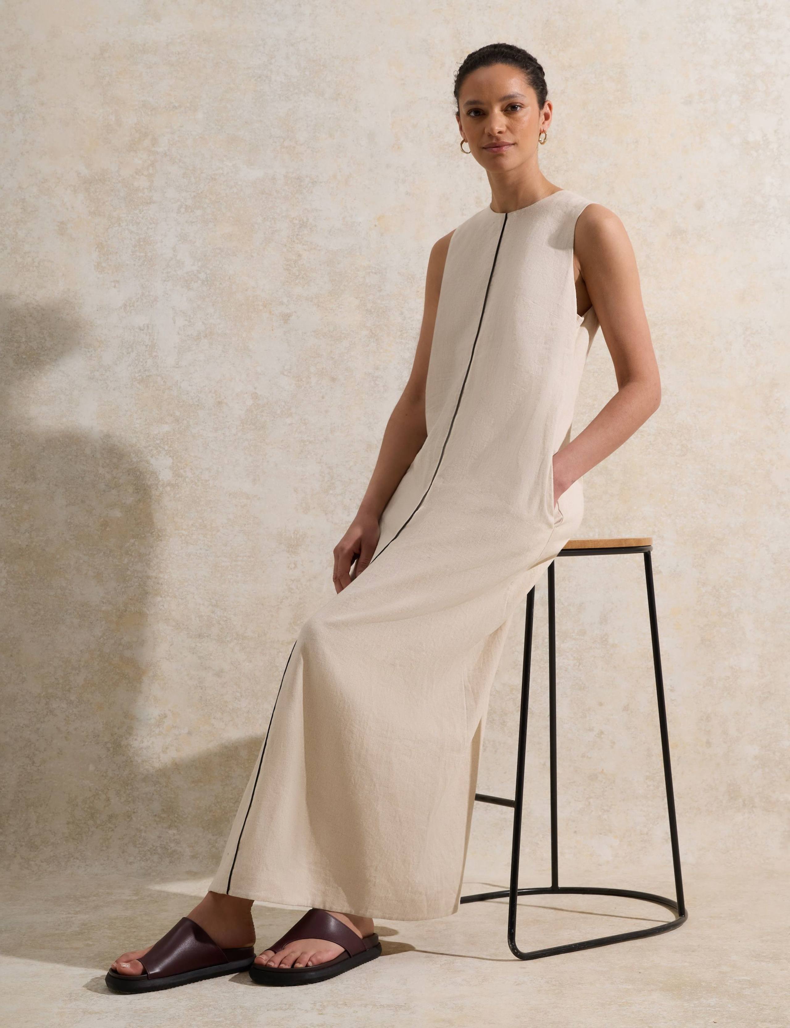Linen Rich Maxi Tea Dress 3 of 5