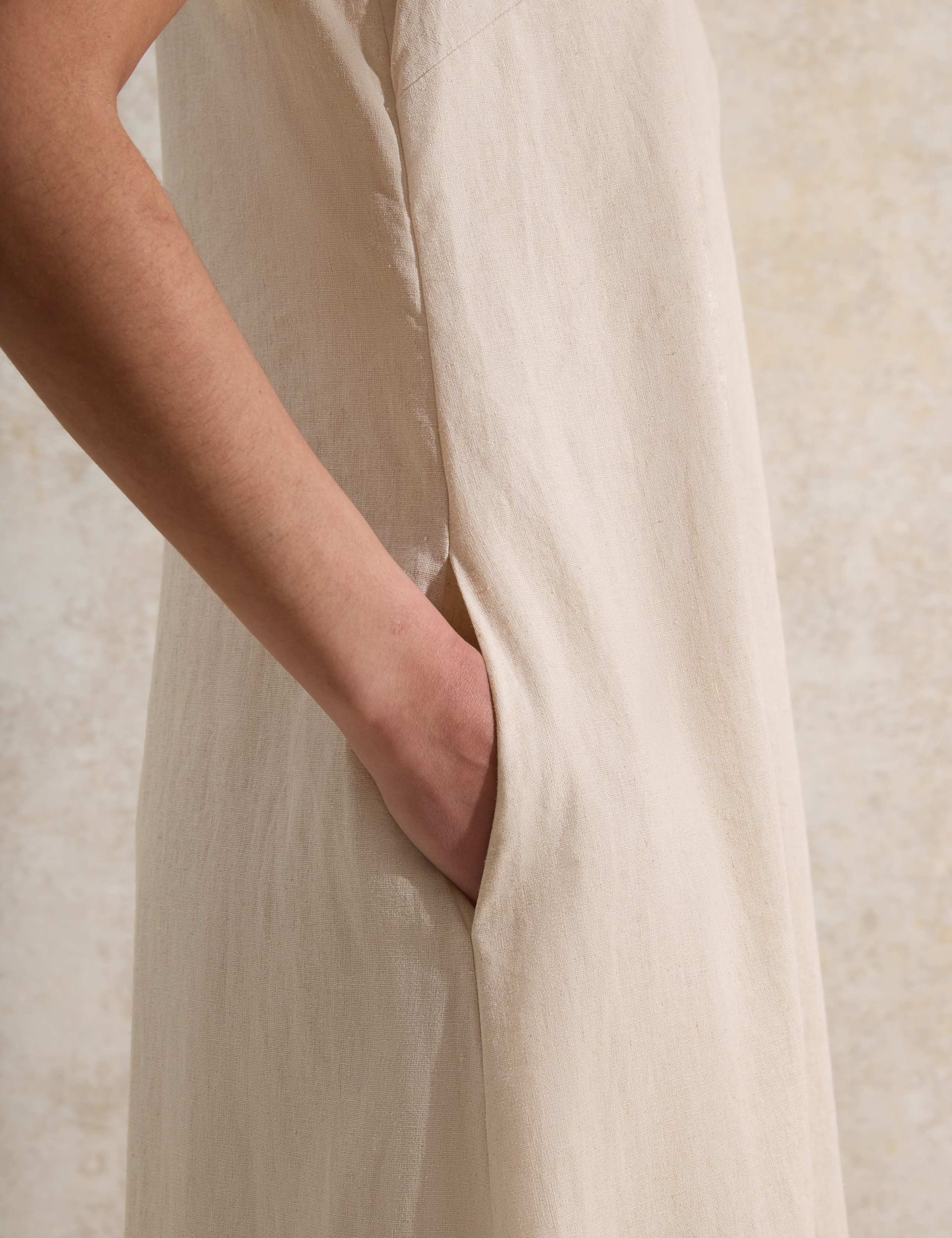 Linen Rich Maxi Tea Dress 5 of 5