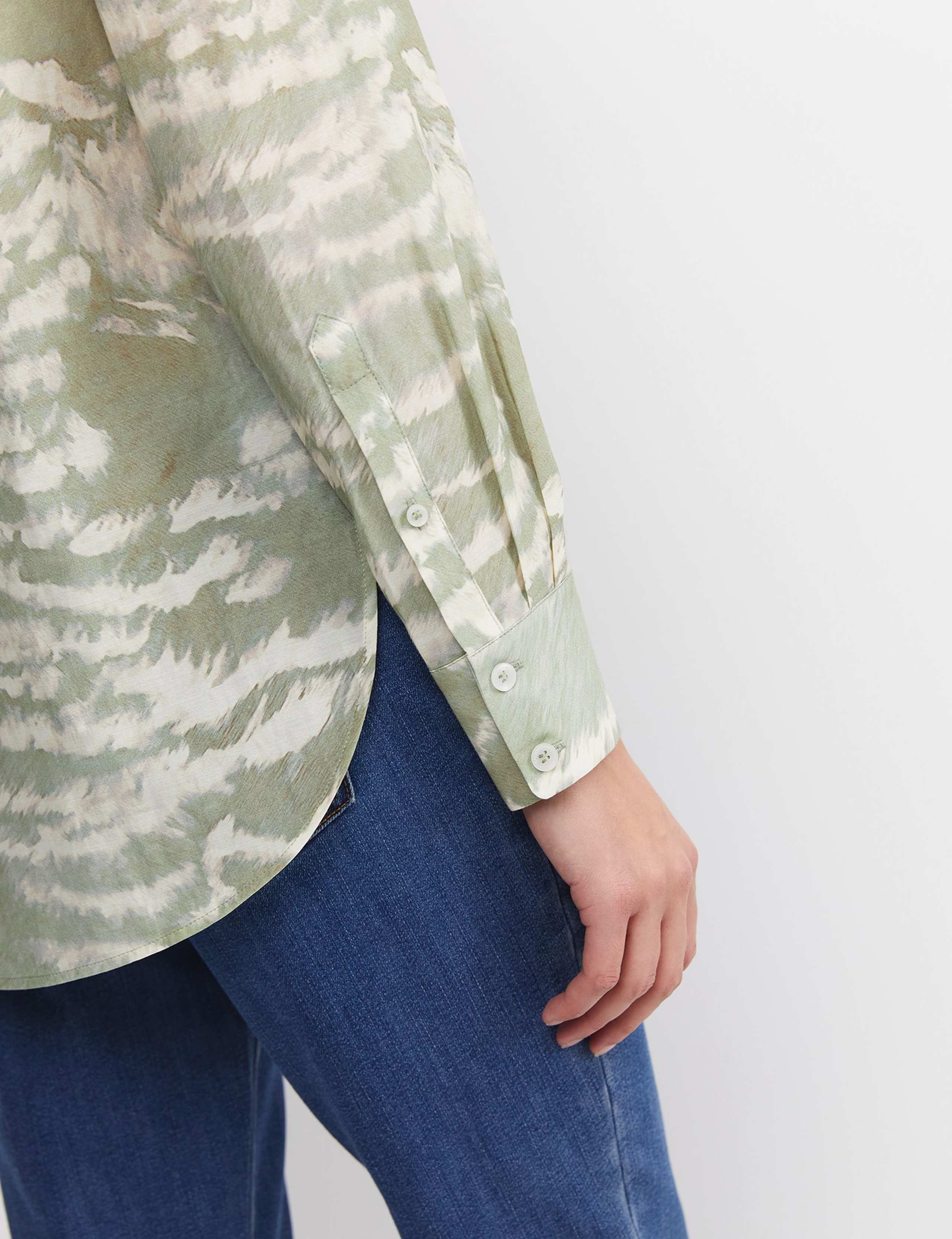 Cotton Rich Printed Collared Shirt 6 of 6