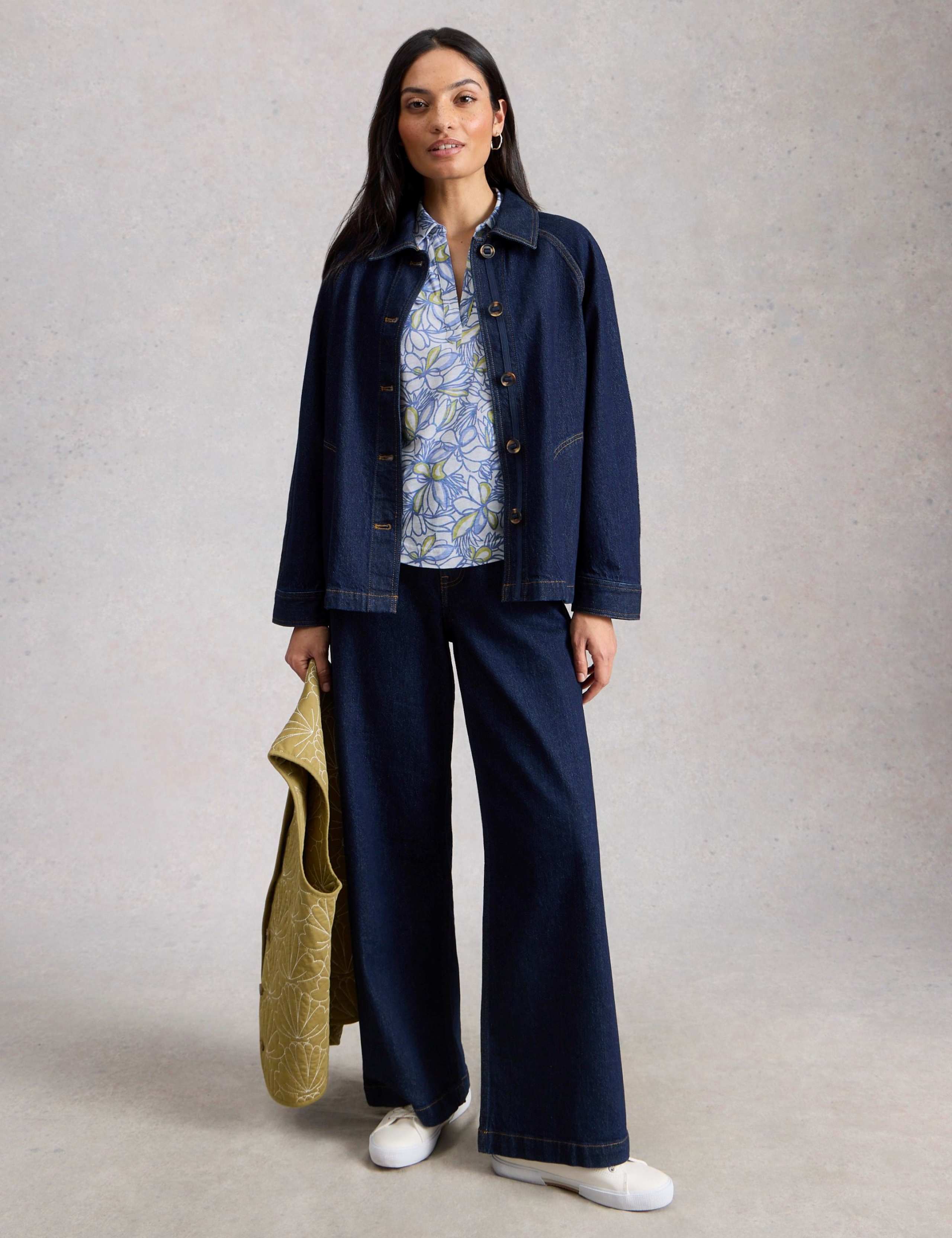 Pure Cotton Geometric Embroidered Shirt 3 of 6