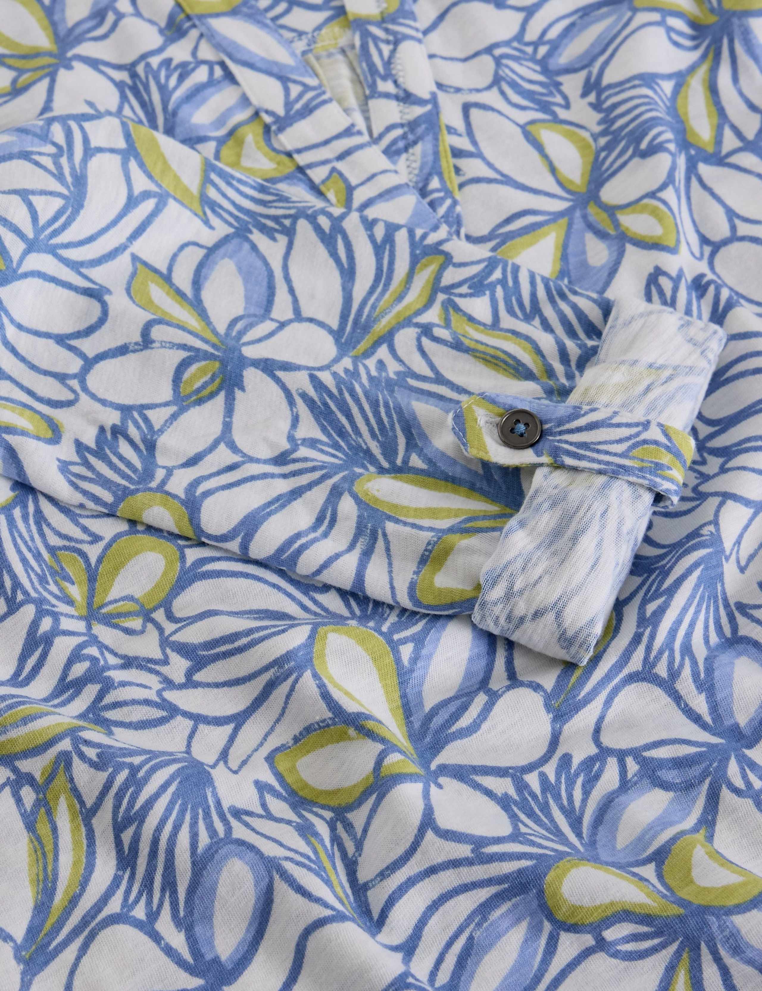 Pure Cotton Geometric Embroidered Shirt 6 of 6