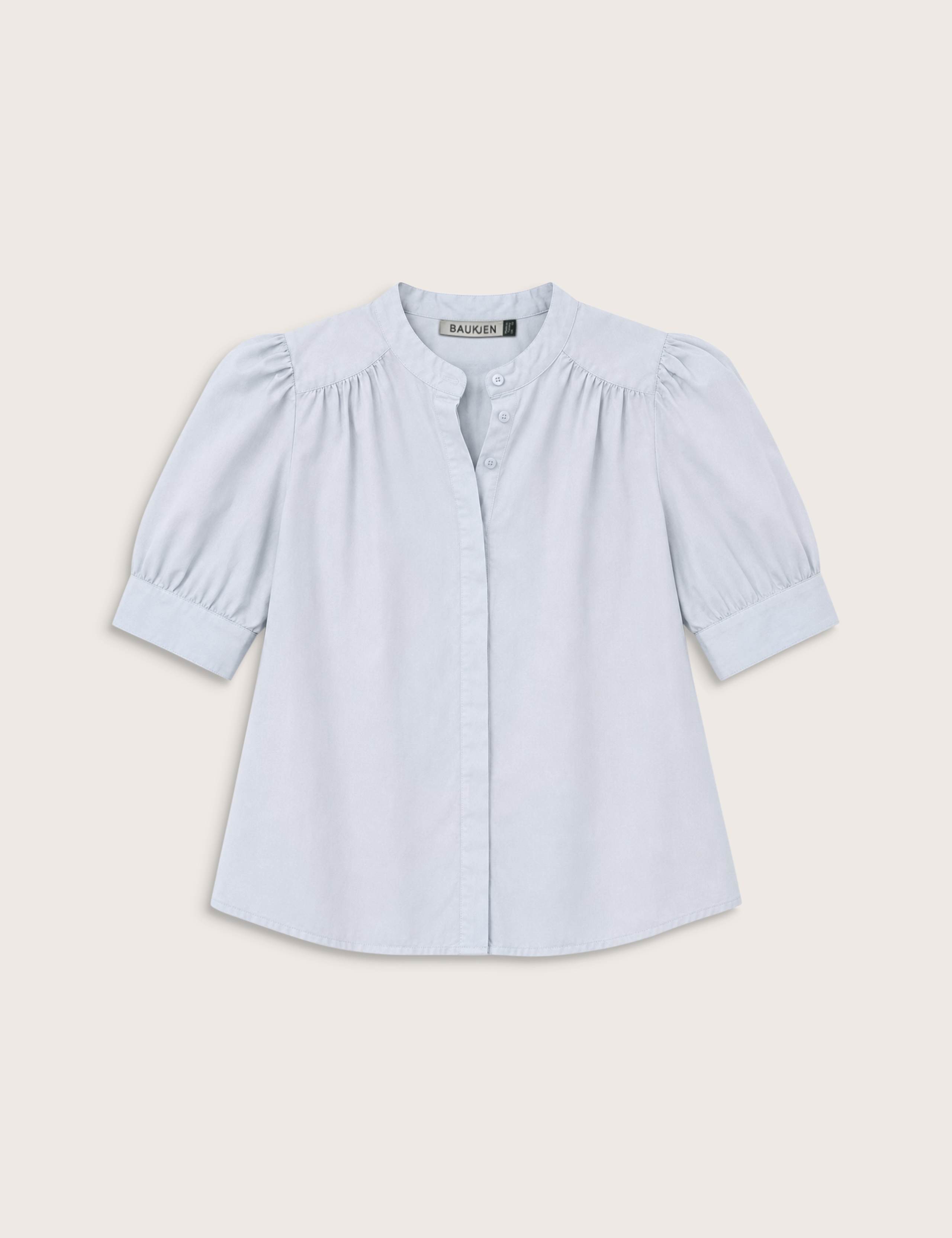 Pure Lyocell Stand Collar Blouse 2 of 5