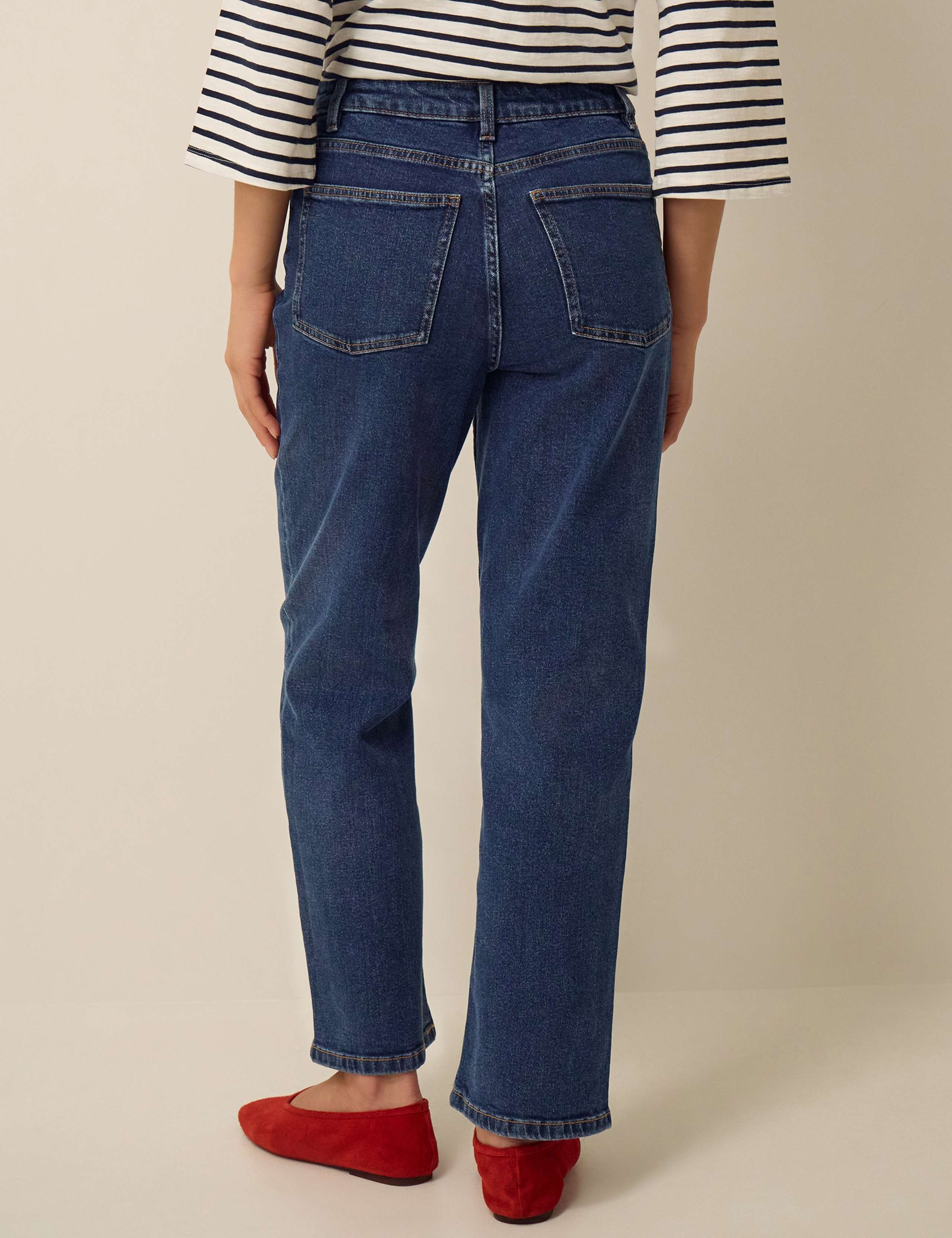 Straight Leg High Waisted Jeans 3 of 4