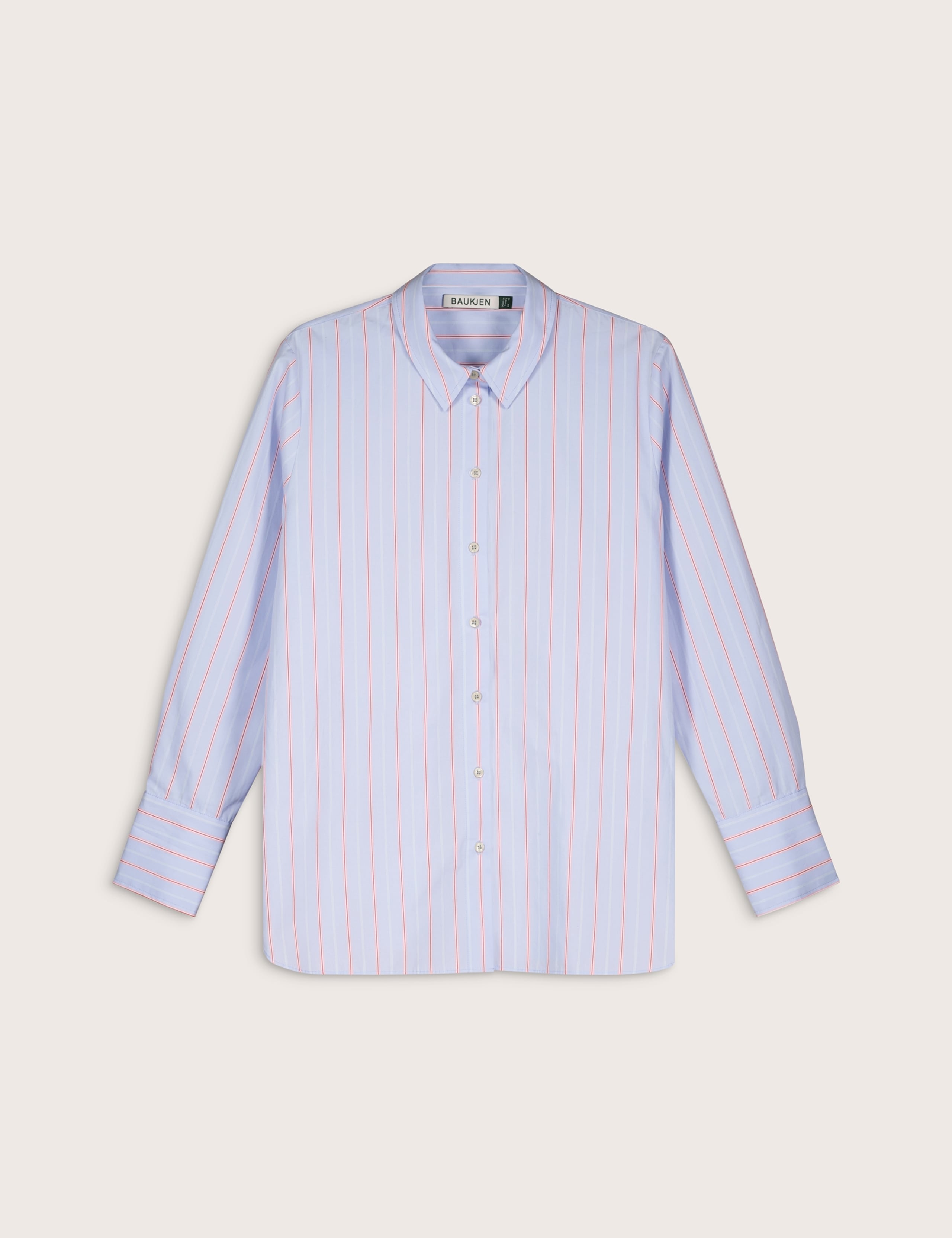 Pure Cotton Striped Button Through Shirt 2 of 5