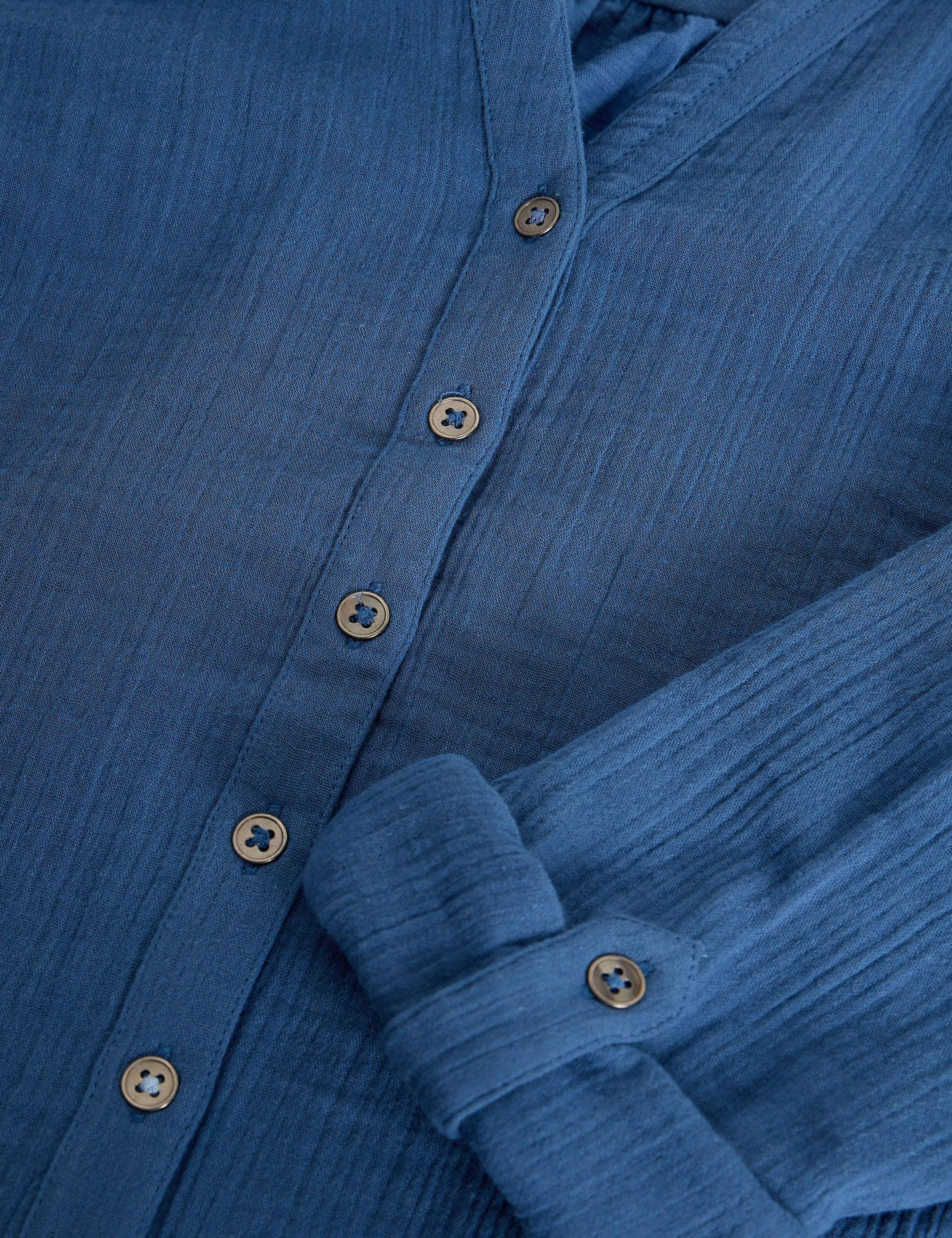 Pure Cotton Double Cloth Collared Shirt 2 of 6