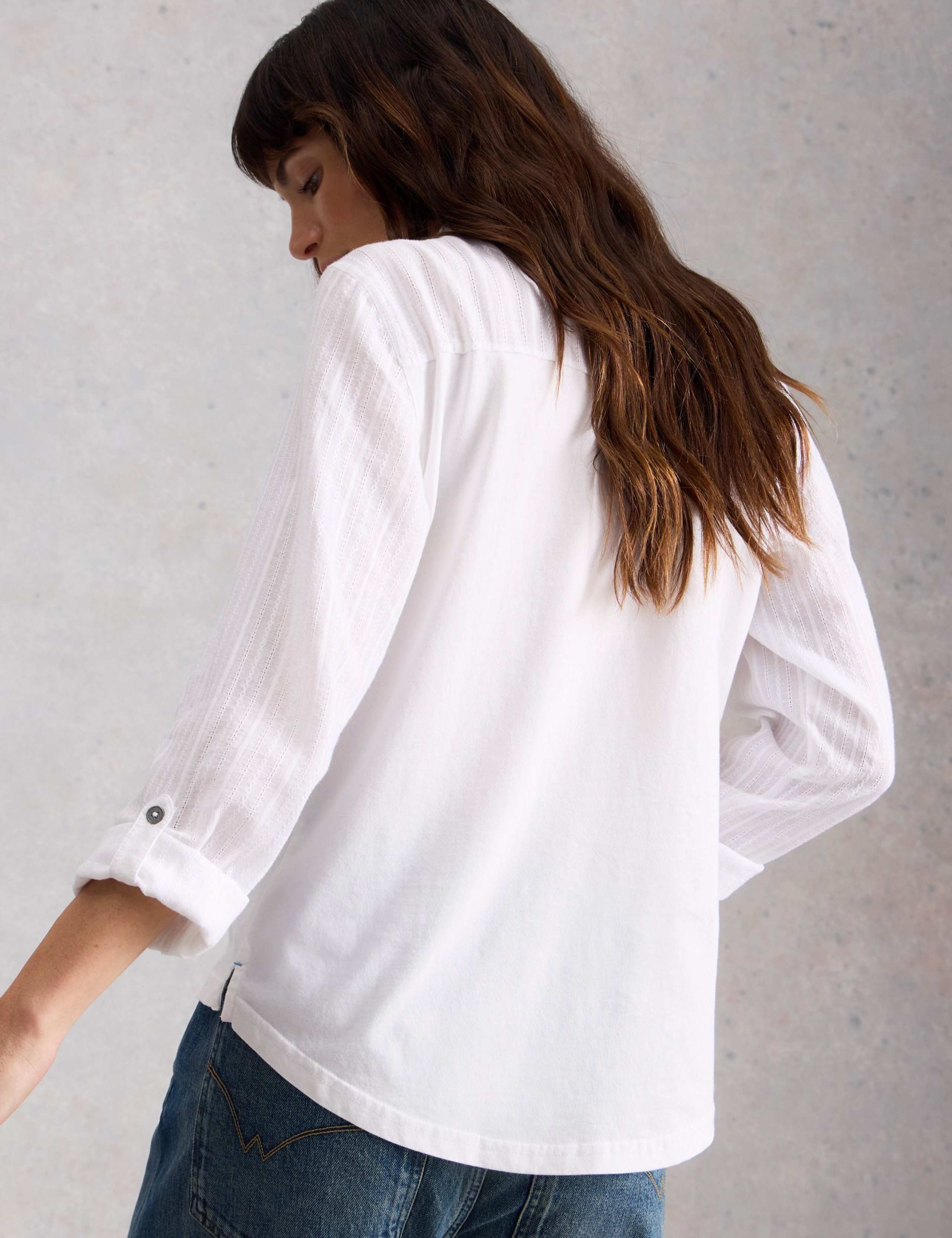 Annie Pure Cotton Collared Shirt 5 of 6