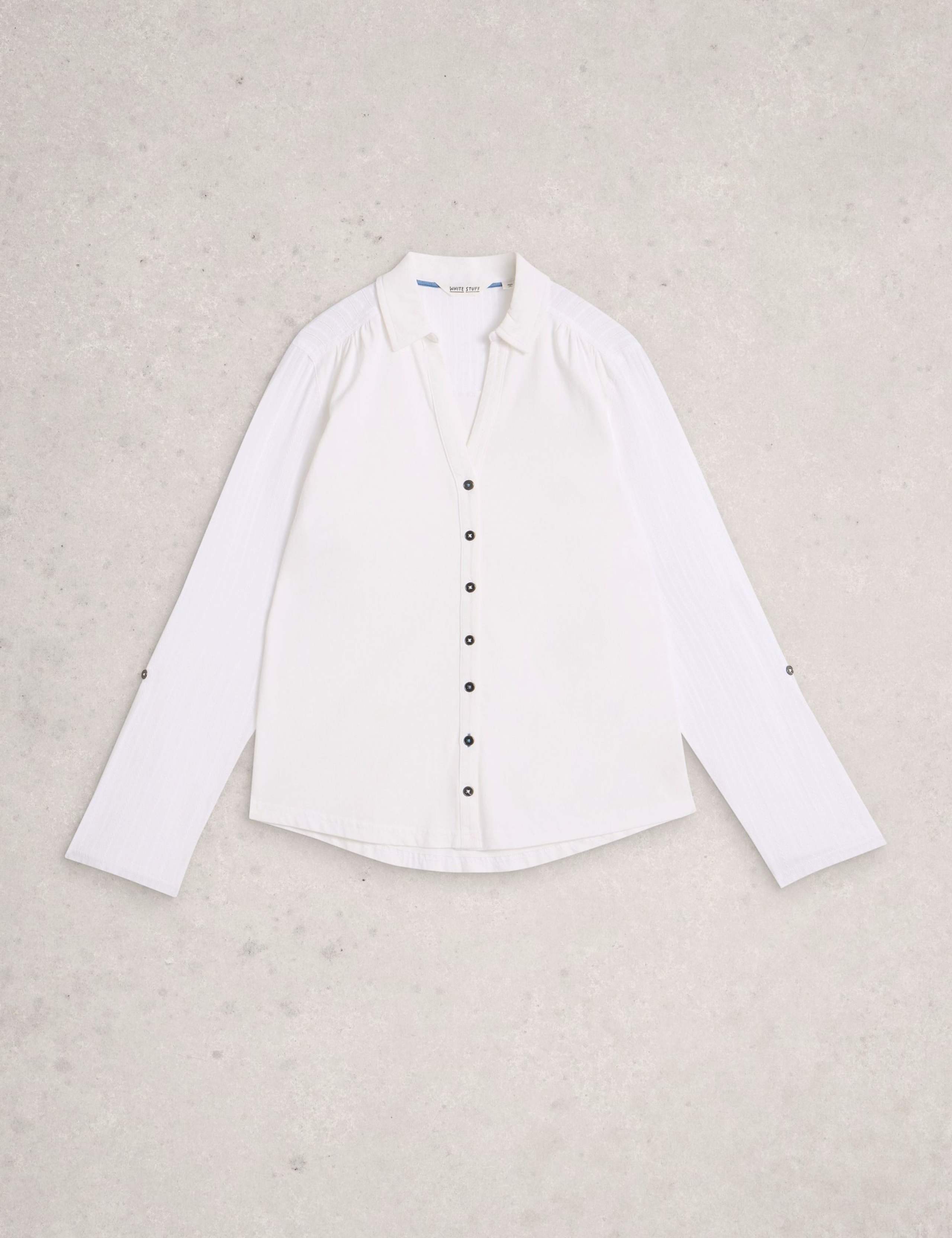 Annie Pure Cotton Collared Shirt 2 of 6
