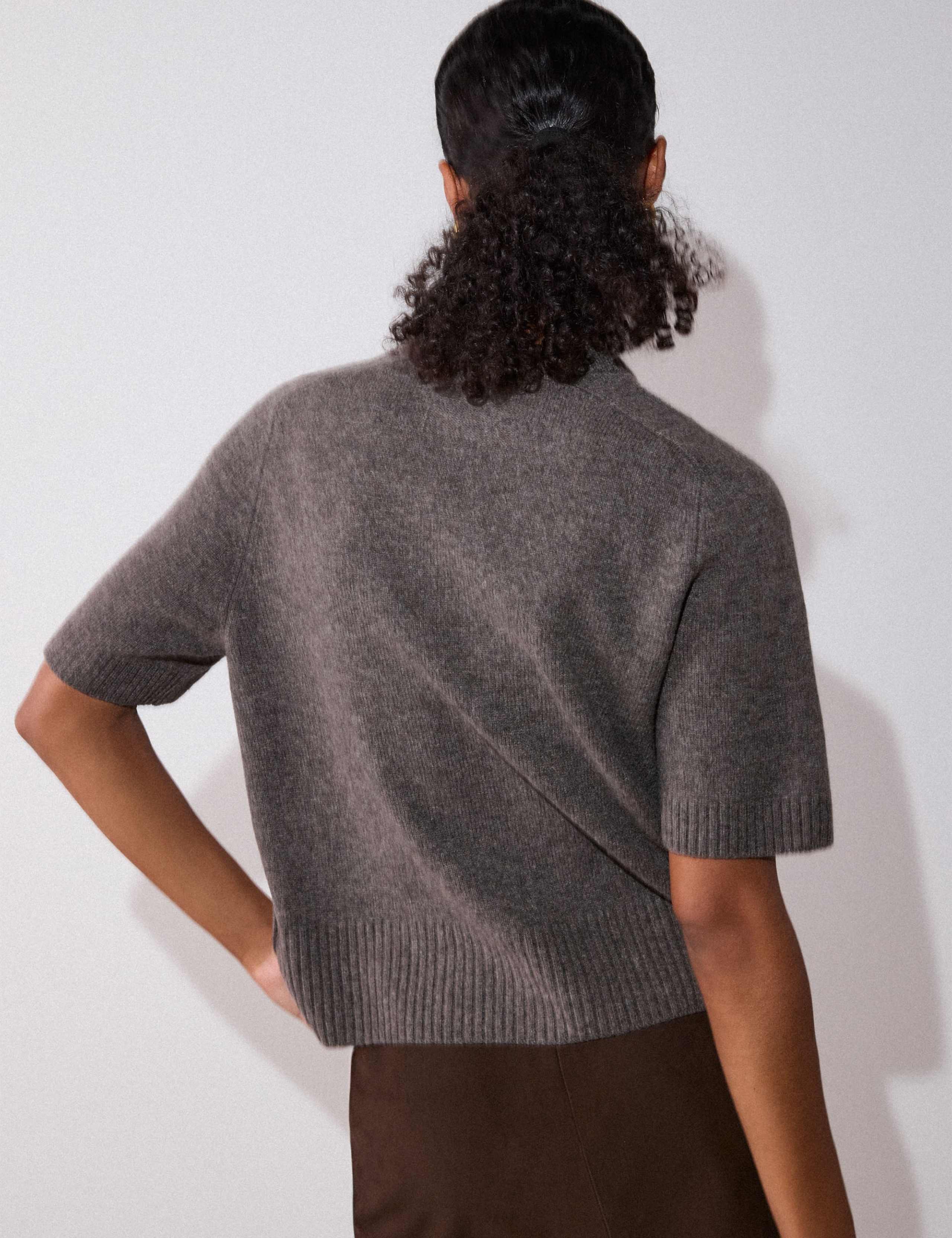 Pure Wool Knitted T-Shirt 5 of 6
