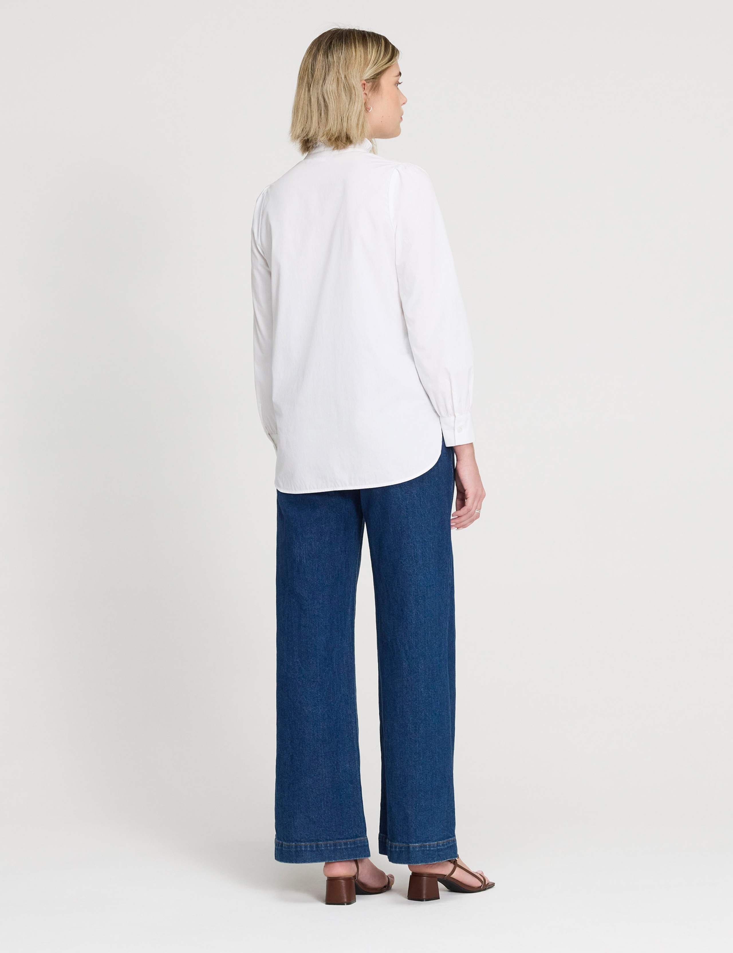 Pure Cotton Frill Detail Shirt 4 of 6