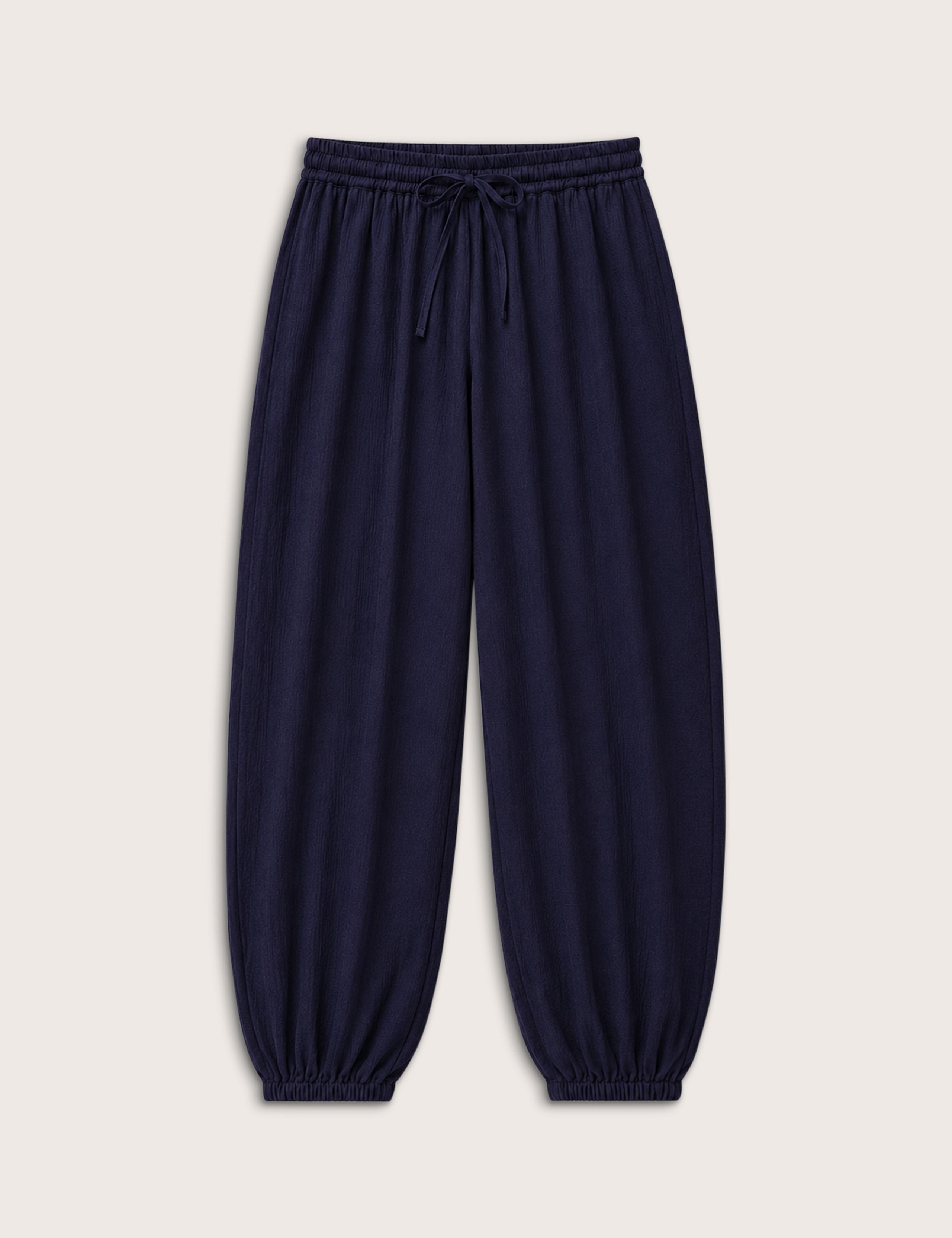 Satin Barrel Leg Trousers 2 of 5