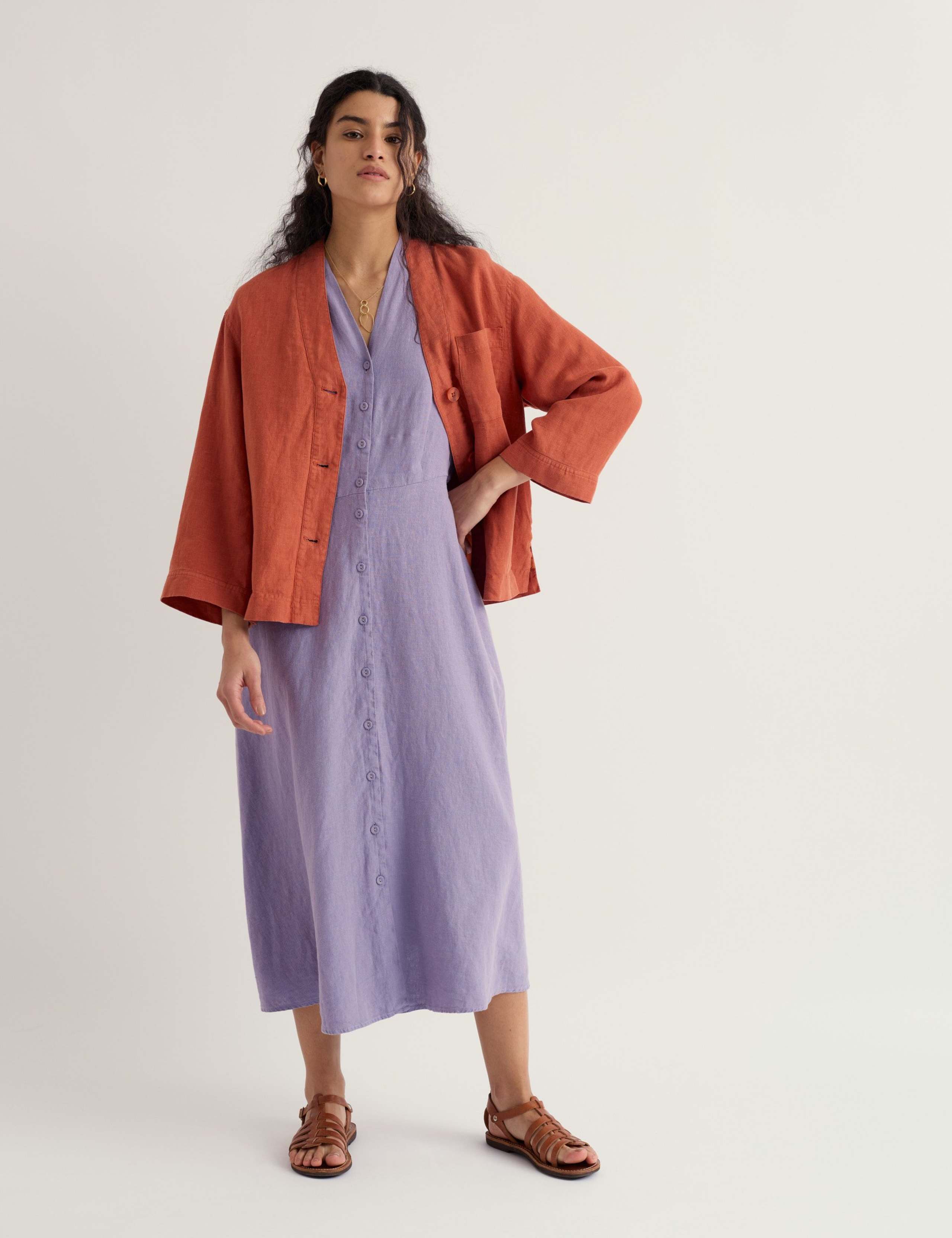 Pure Linen Lightweight Jacket 1 of 5