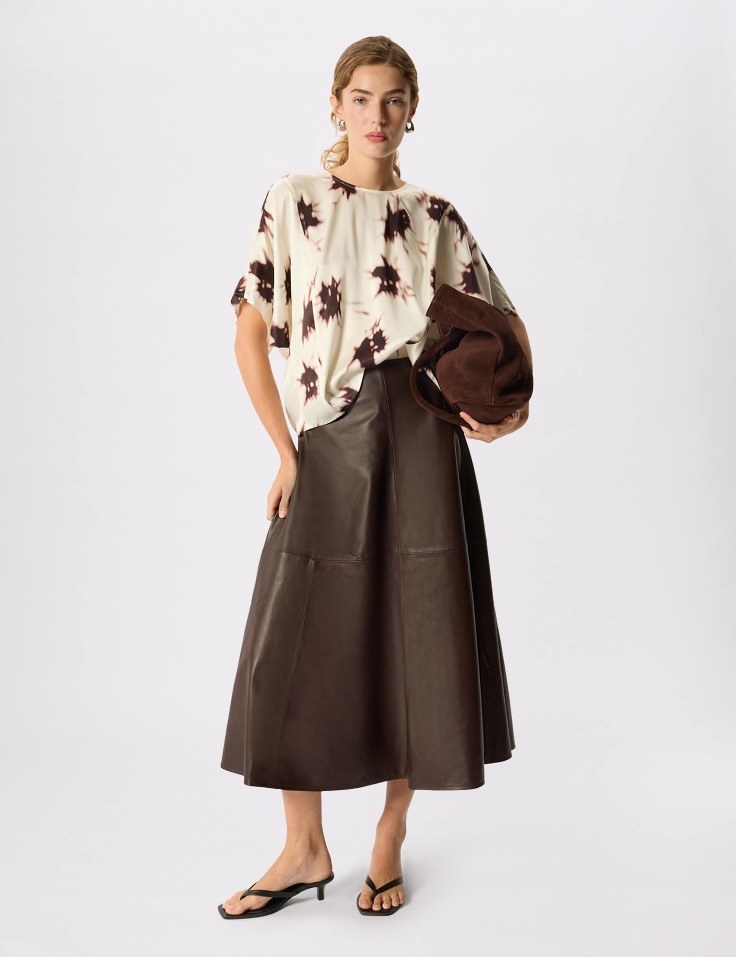 Printed Round Neck Blouse 7 of 7
