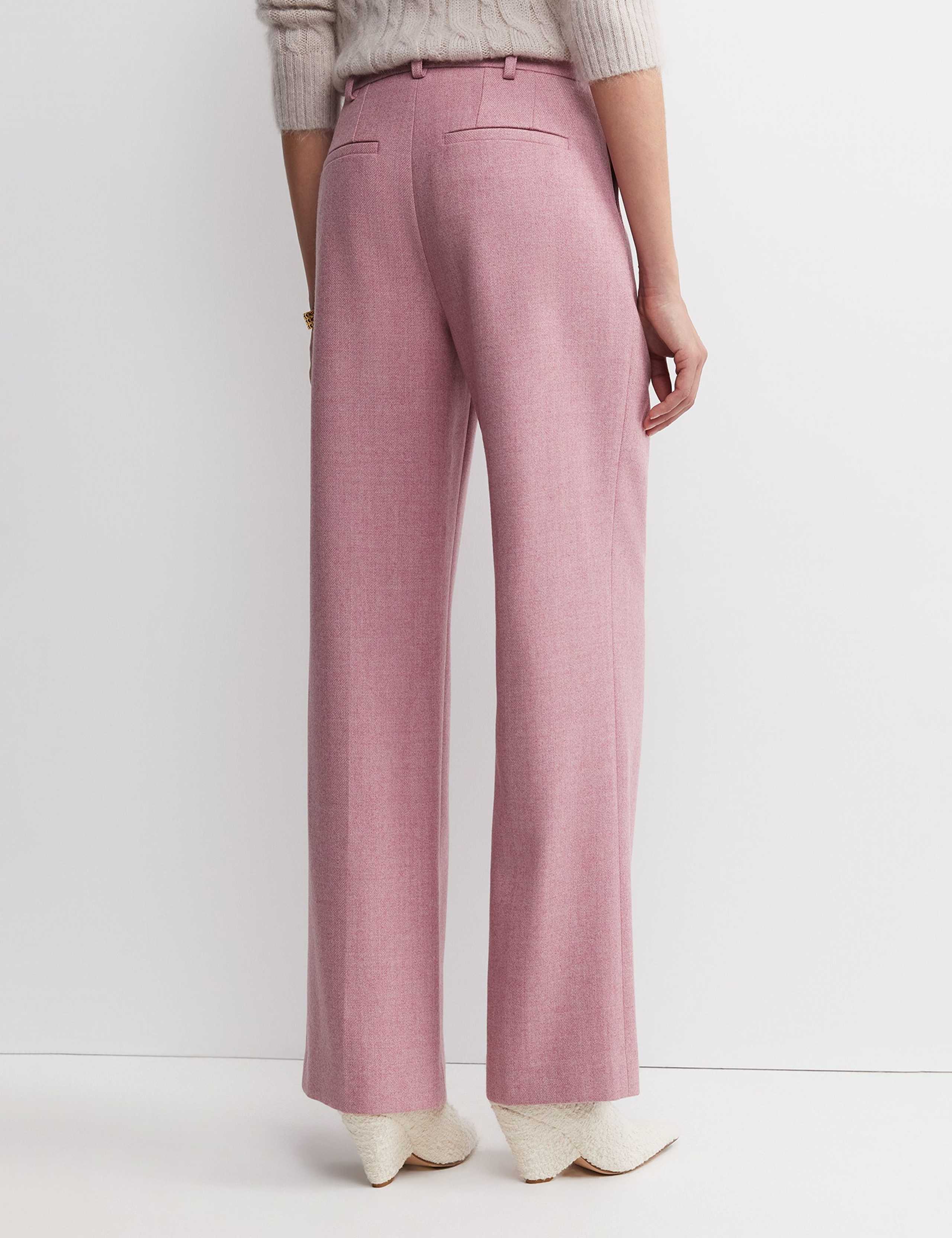 Wool Rich Wide Leg Trousers 3 of 5