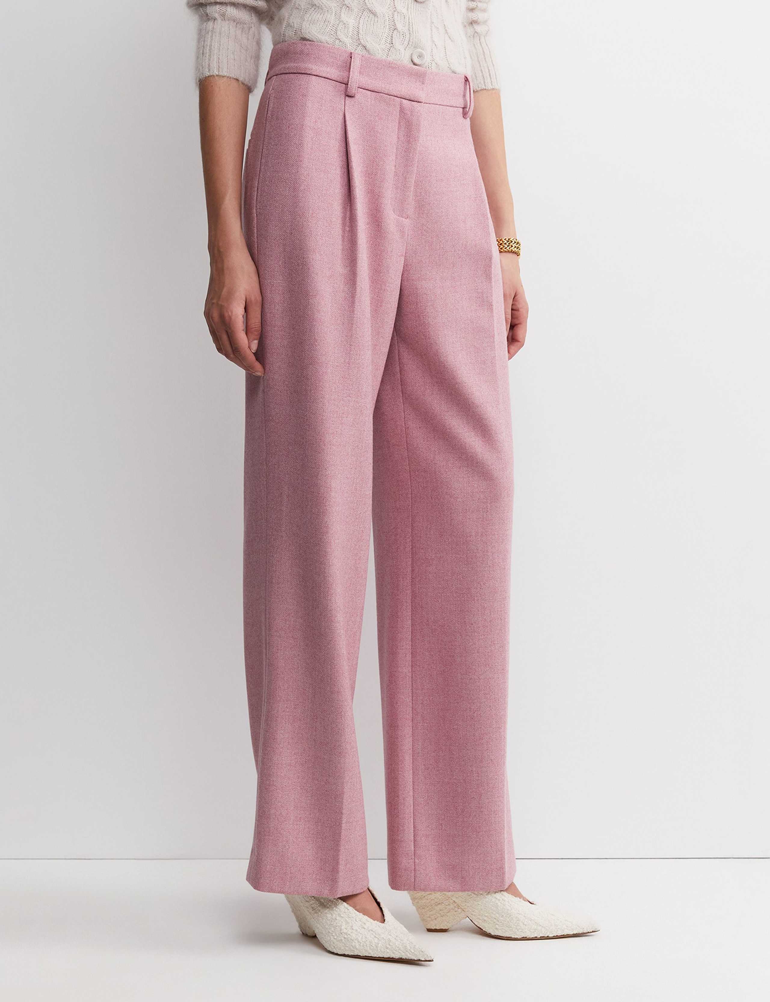 Wool Rich Wide Leg Trousers 4 of 5