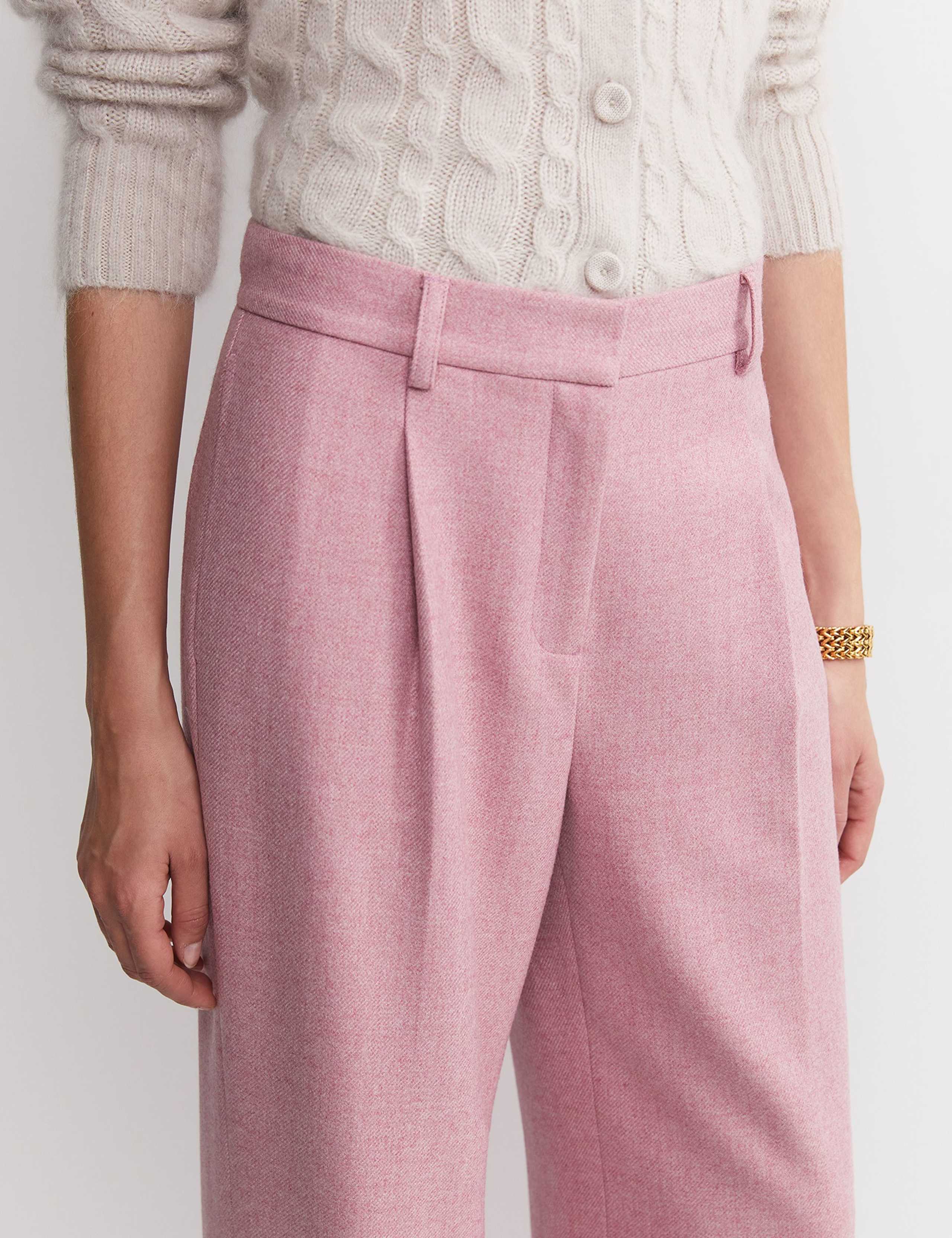 Wool Rich Wide Leg Trousers 5 of 5