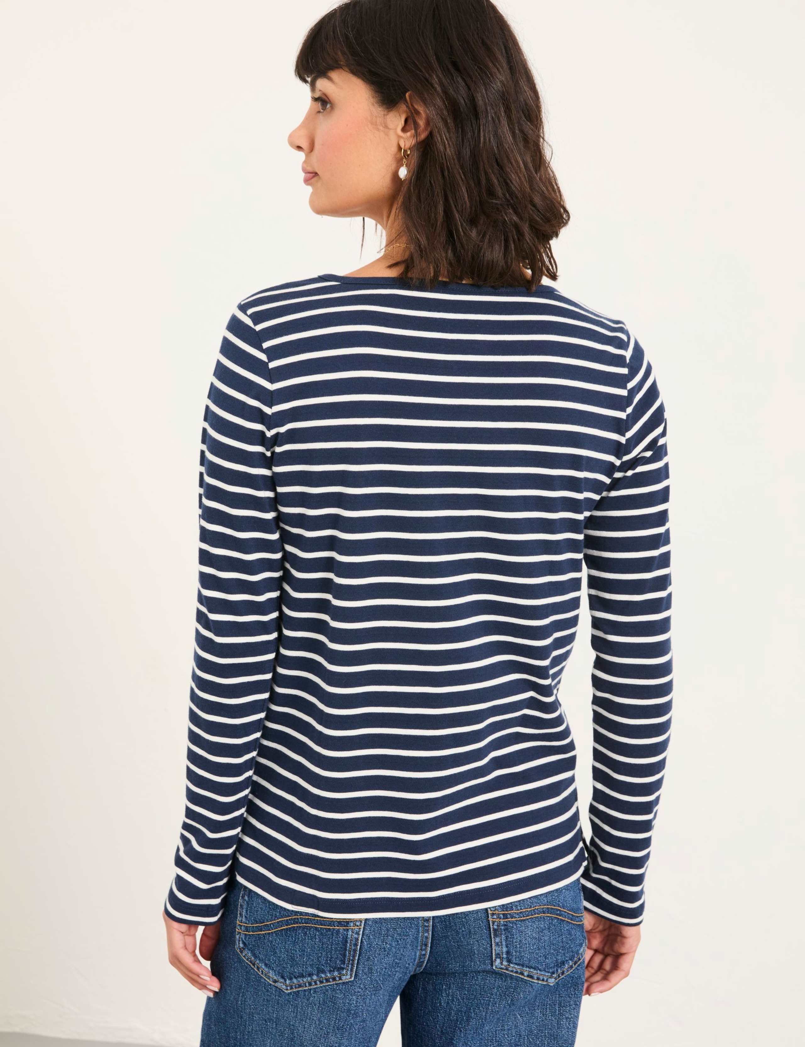 2 Pack Pure Cotton Striped Tops 5 of 7