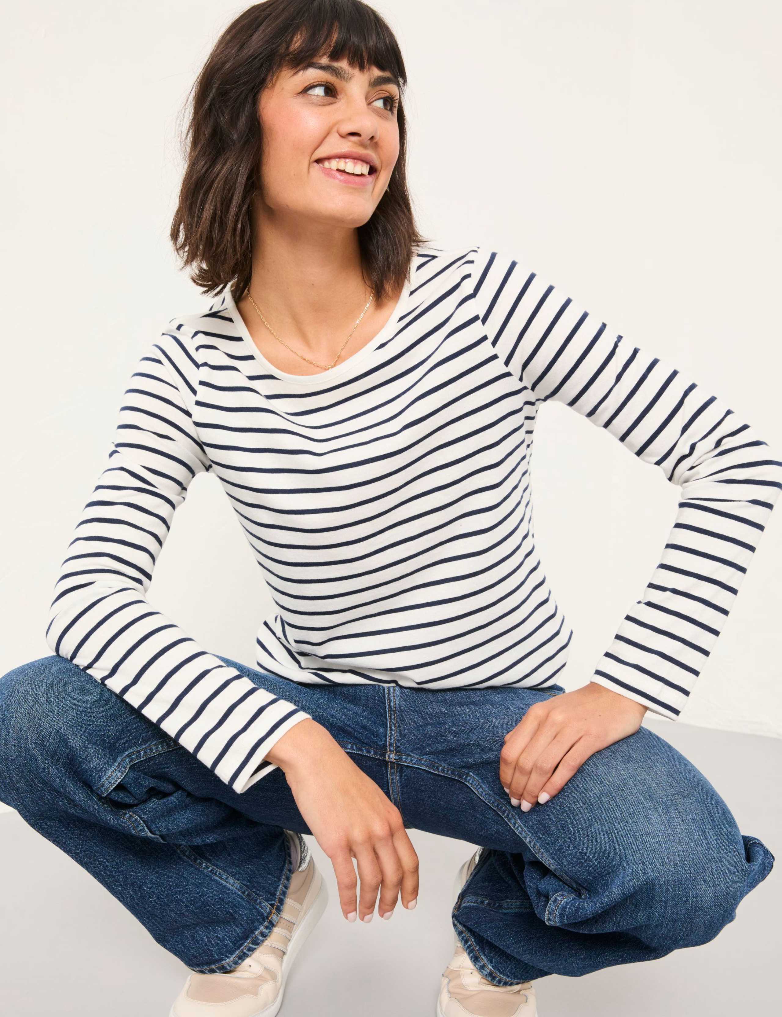 2 Pack Pure Cotton Striped Tops 7 of 7