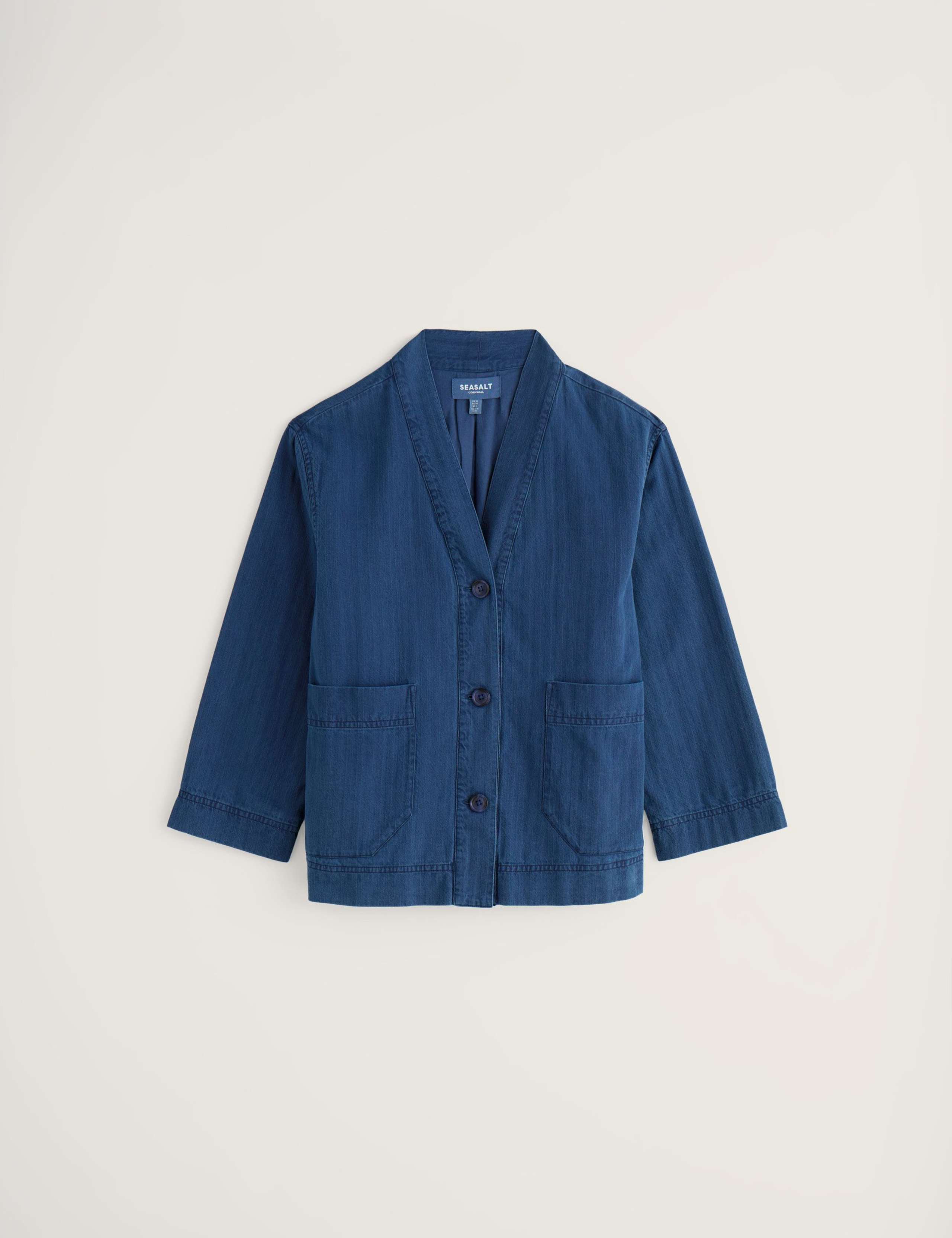 Pure Cotton Denim Relaxed Jacket 2 of 5