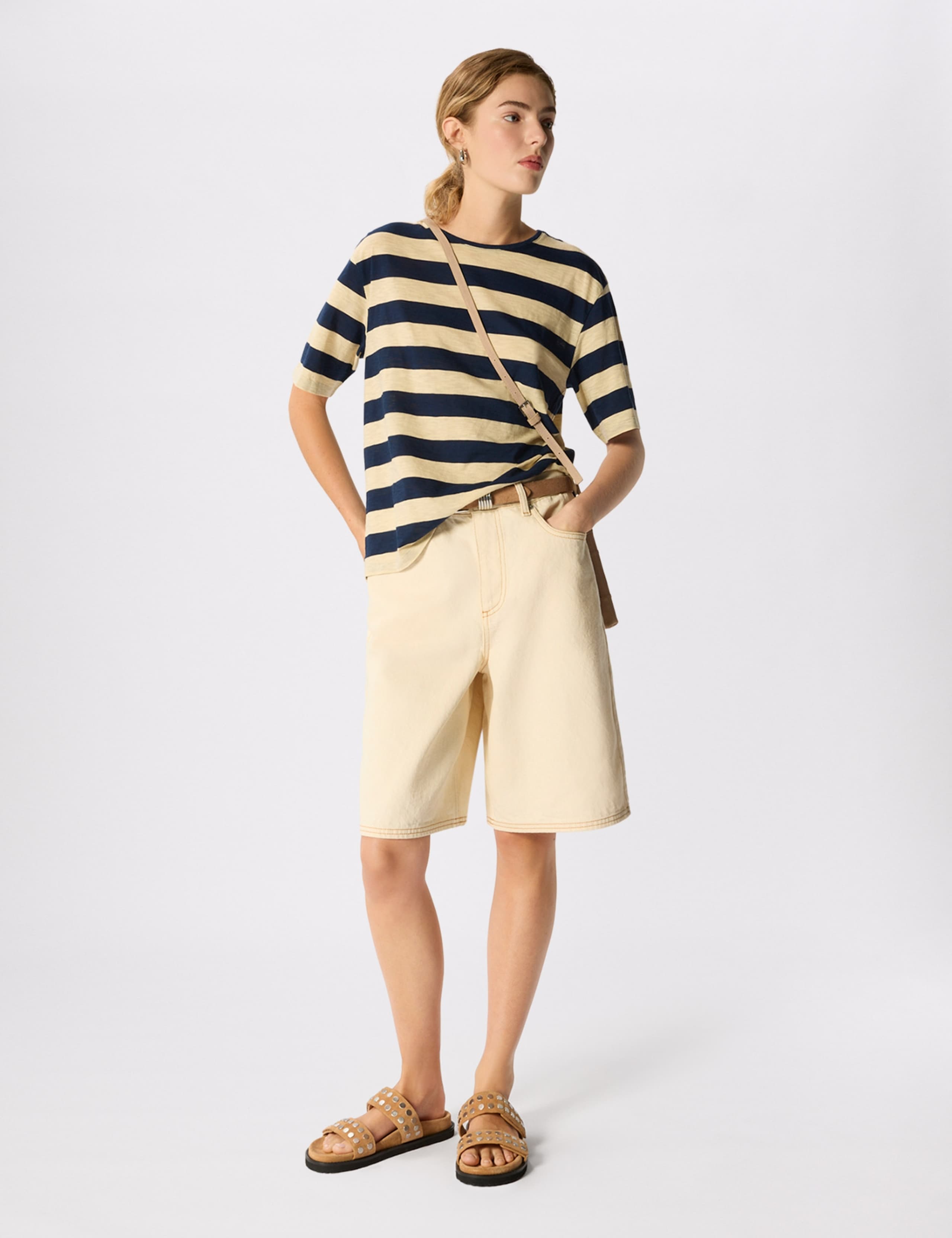 Pure Cotton Striped T-Shirt 6 of 7