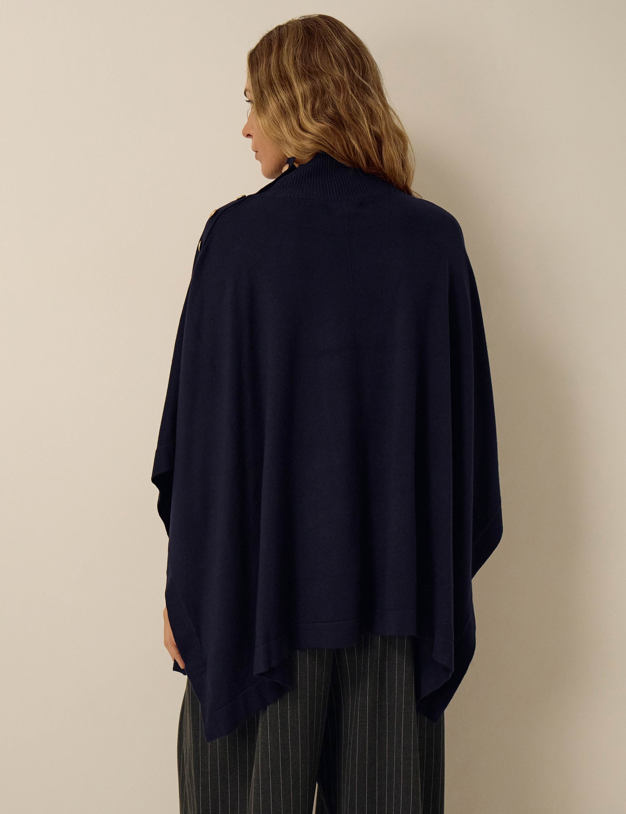 Button Detail Cape 2 of 4