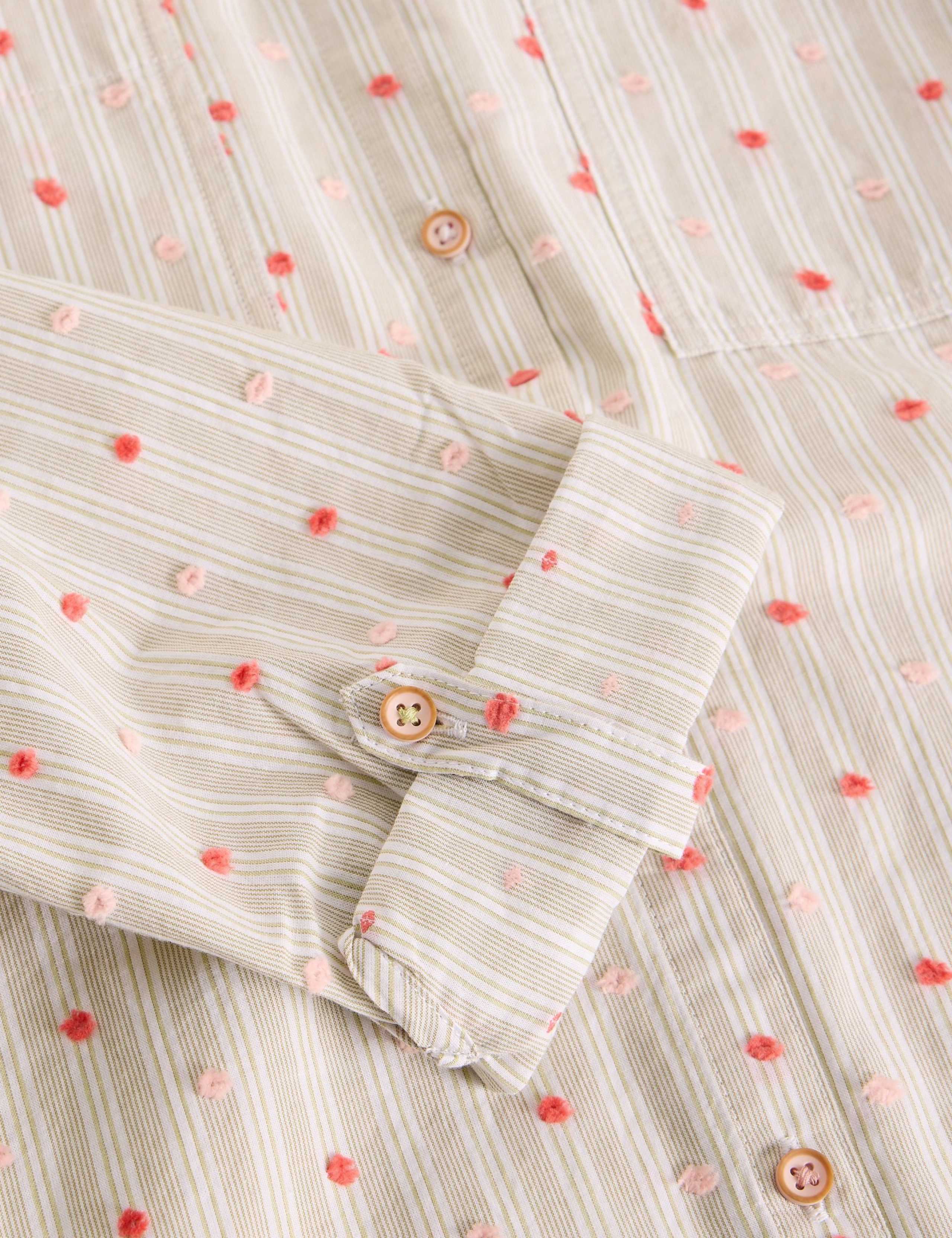 Pure Cotton Floral Collared Shirt 6 of 6