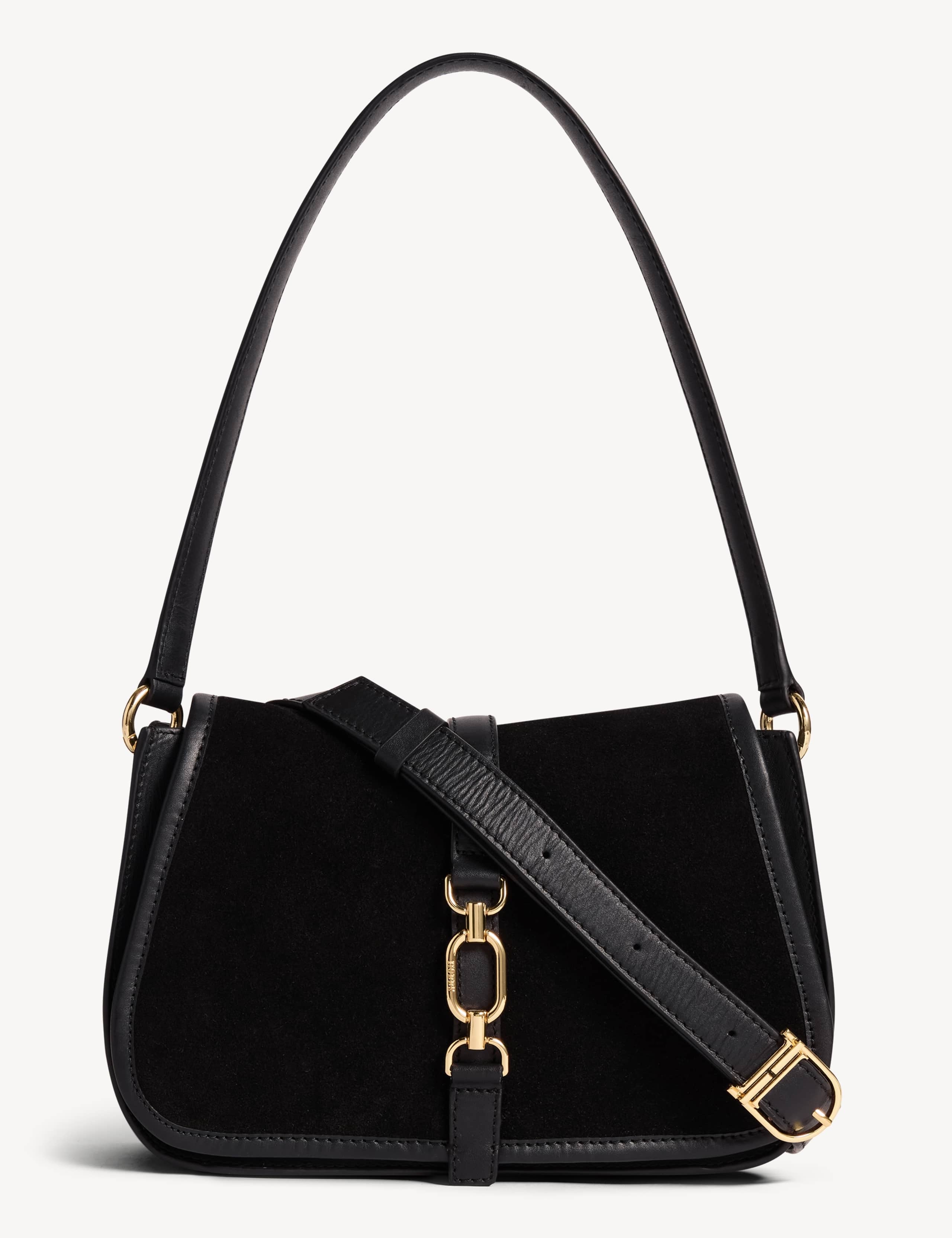 Suede Cross Body Bag 2 of 5