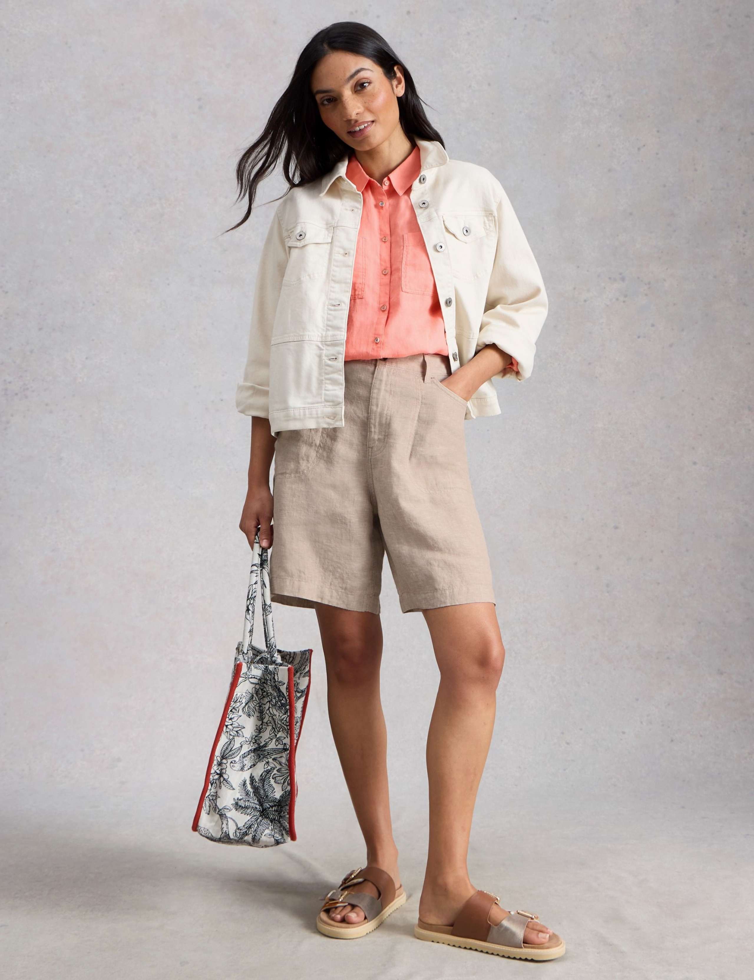 Pure Linen Shorts 1 of 6