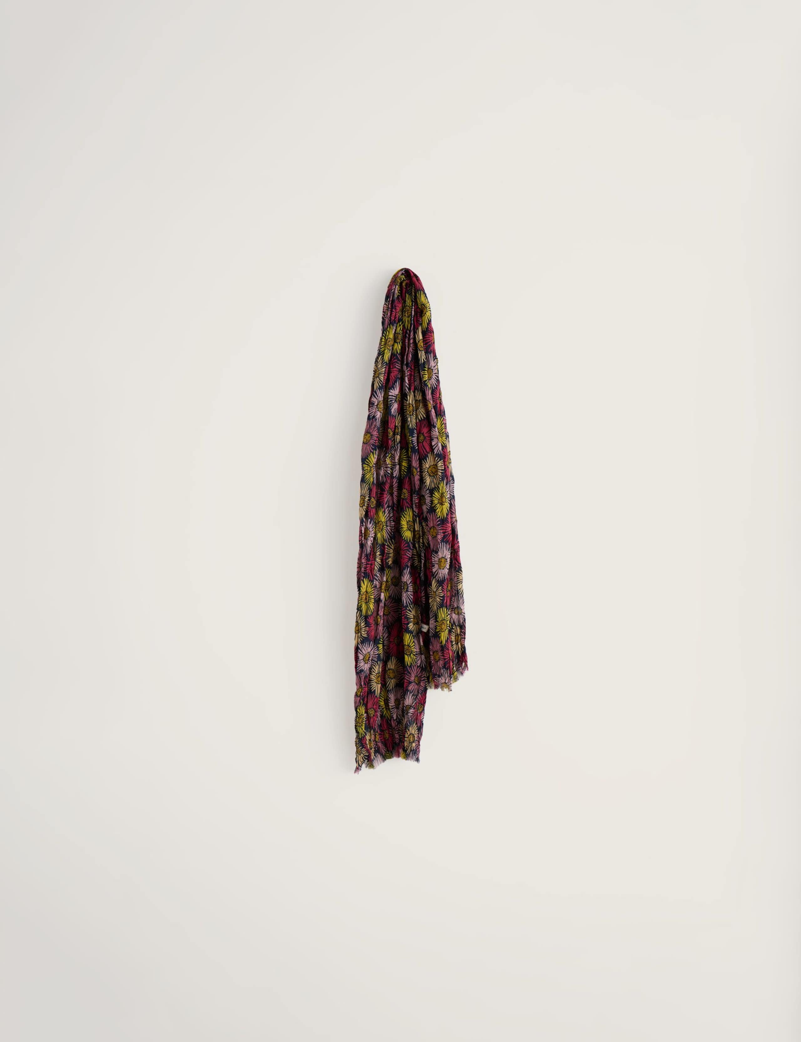 Pure Cotton Printed Floral Scarf 2 of 5