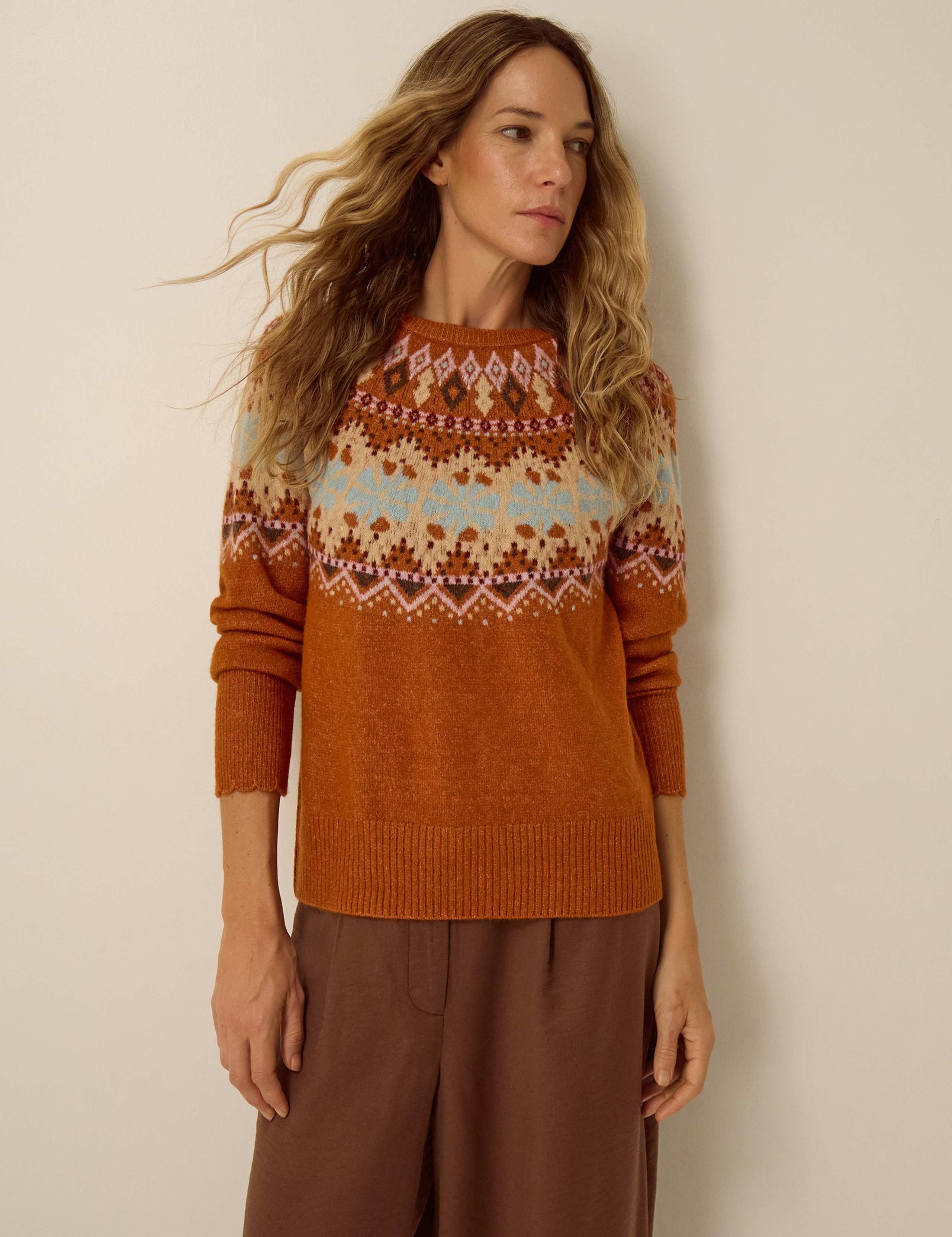 Fair Isle Crew Neck Jumper 1 of 5