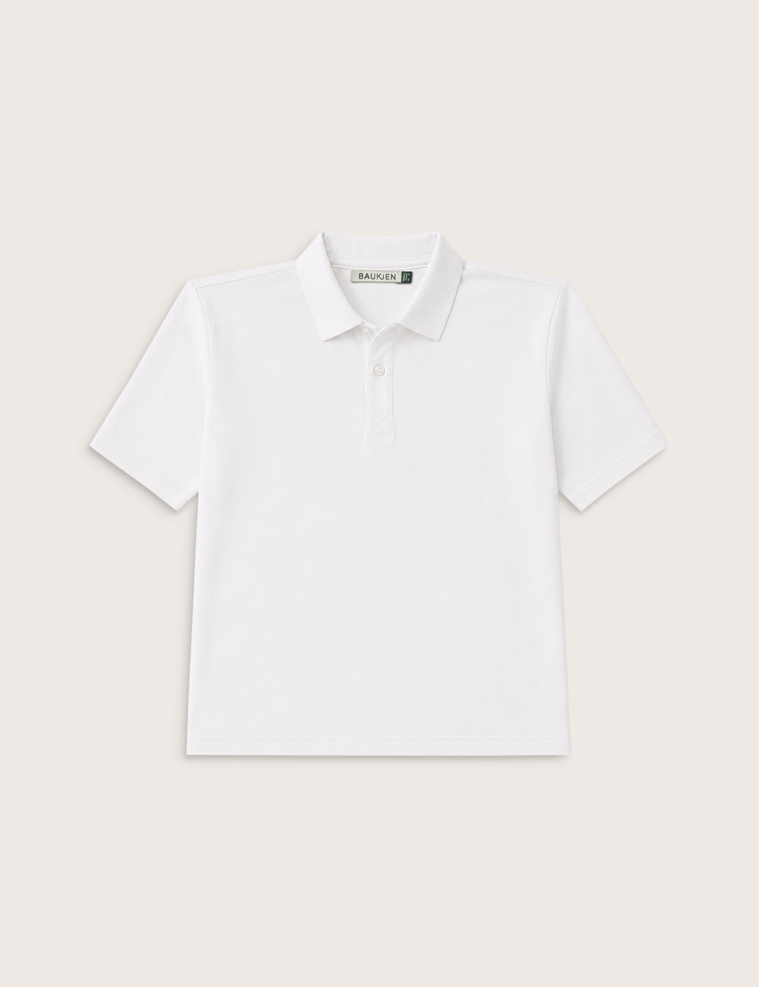 Jersey Padded Shoulder Polo Top 2 of 5