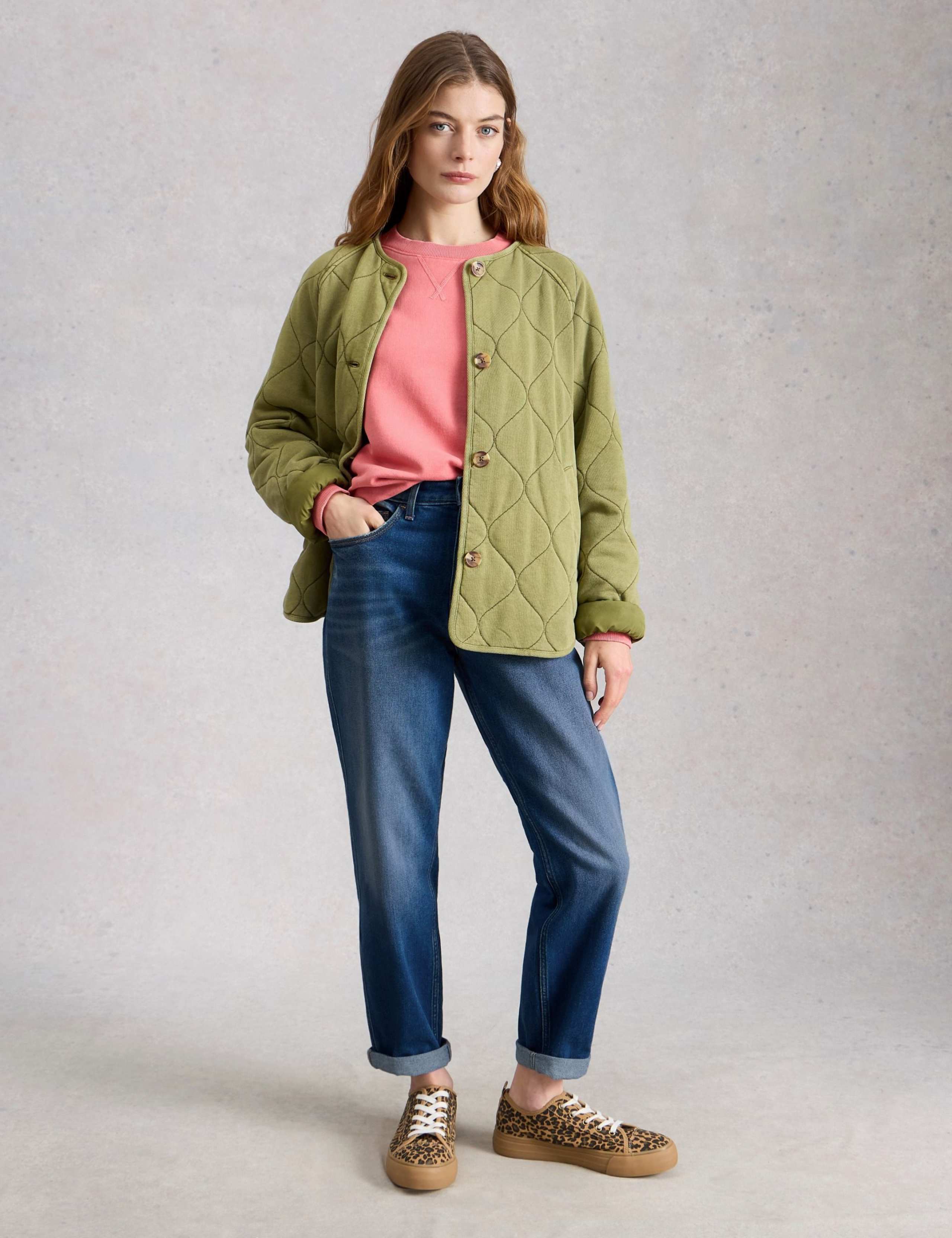 Mid Rise Straight Leg Jeans 3 of 6