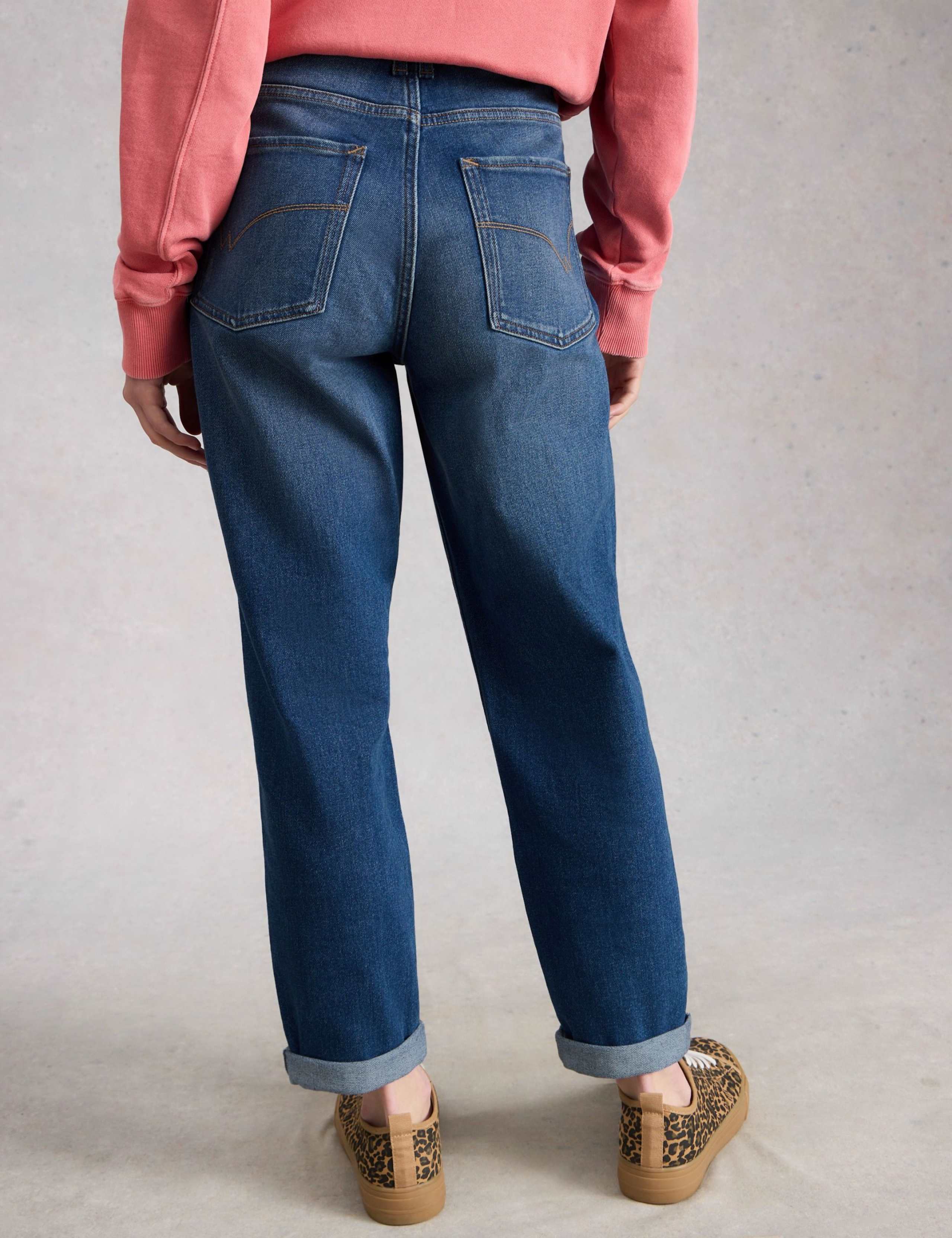 Mid Rise Straight Leg Jeans 5 of 6