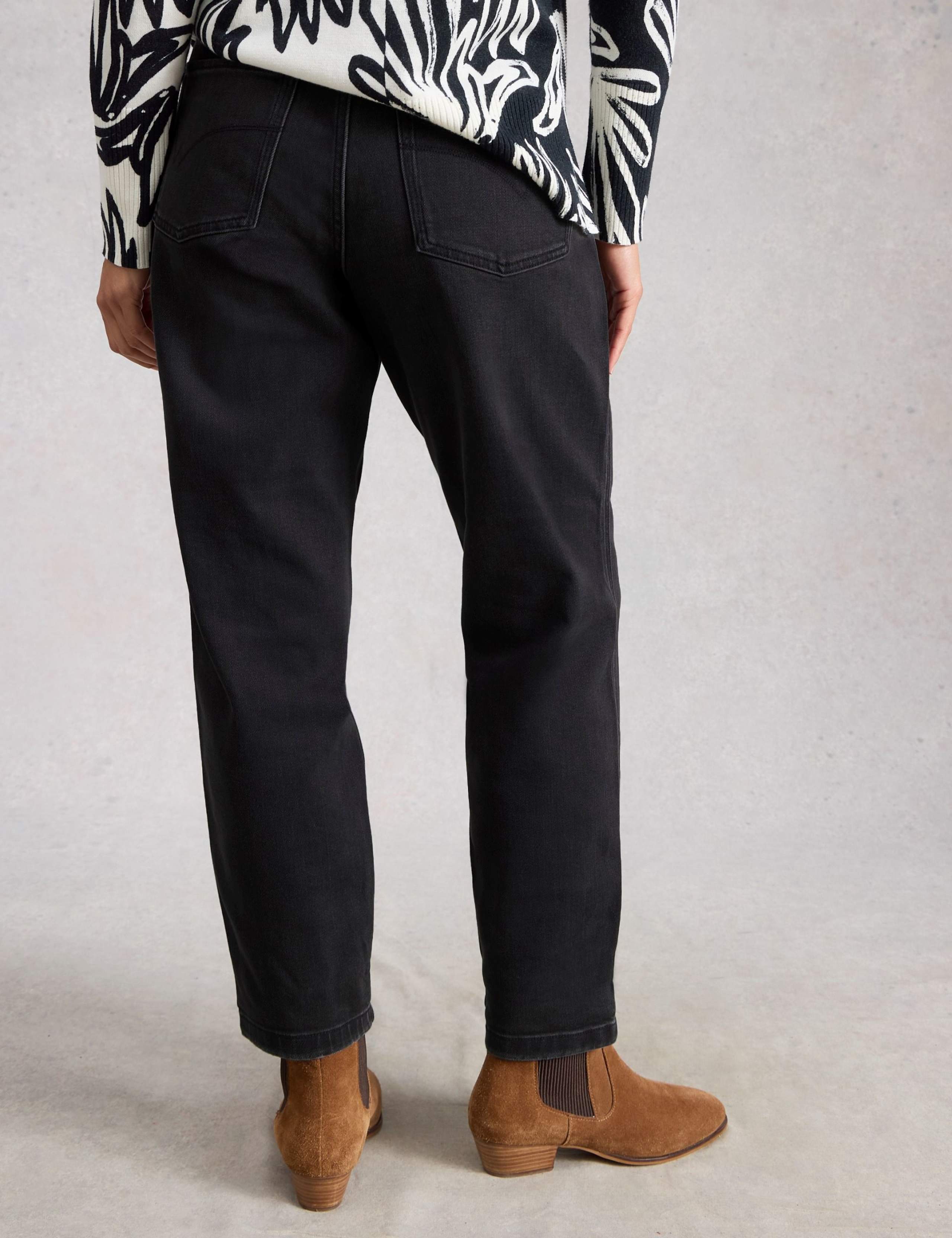 Mid Rise Straight Leg Jeans 3 of 6