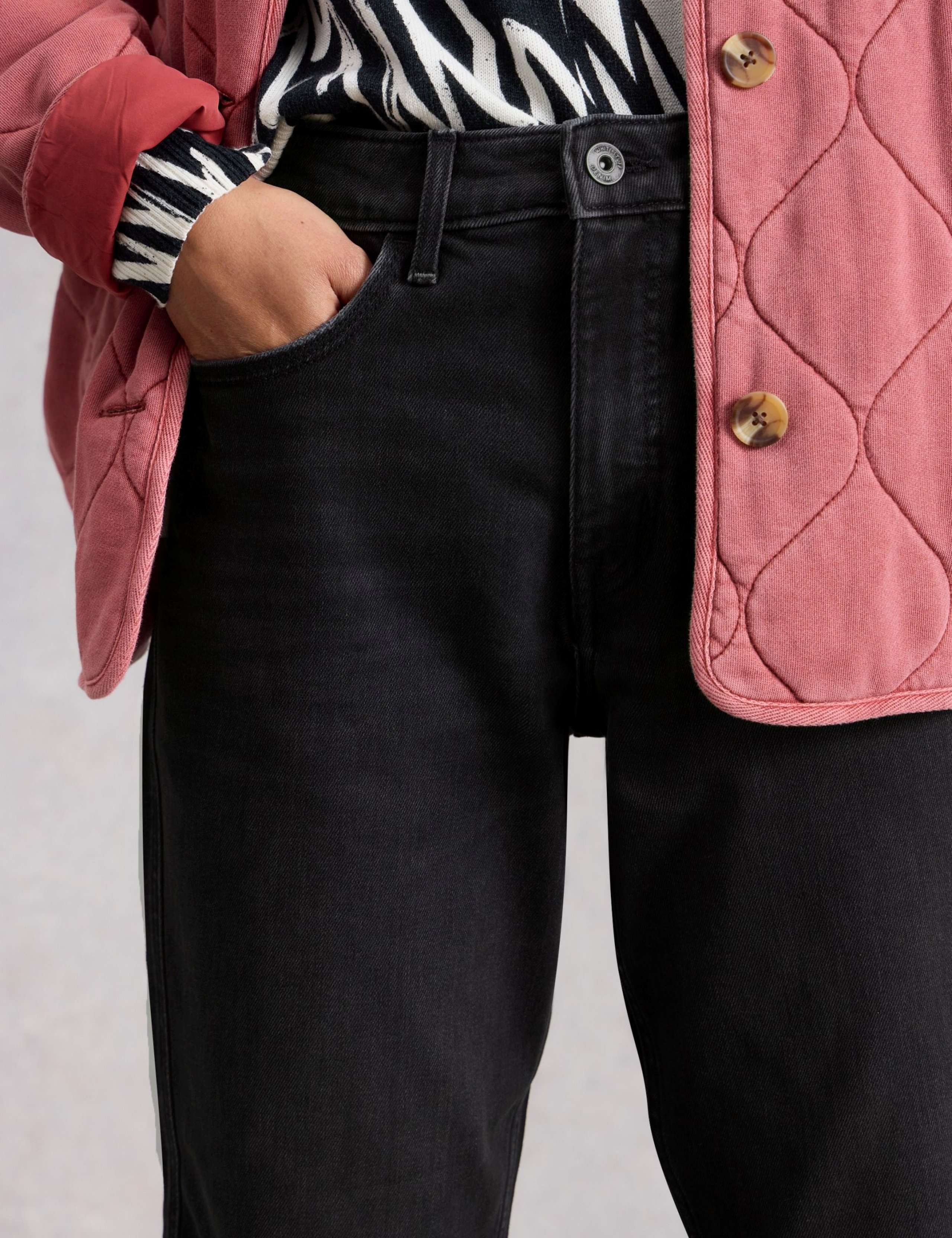 Mid Rise Straight Leg Jeans 4 of 6