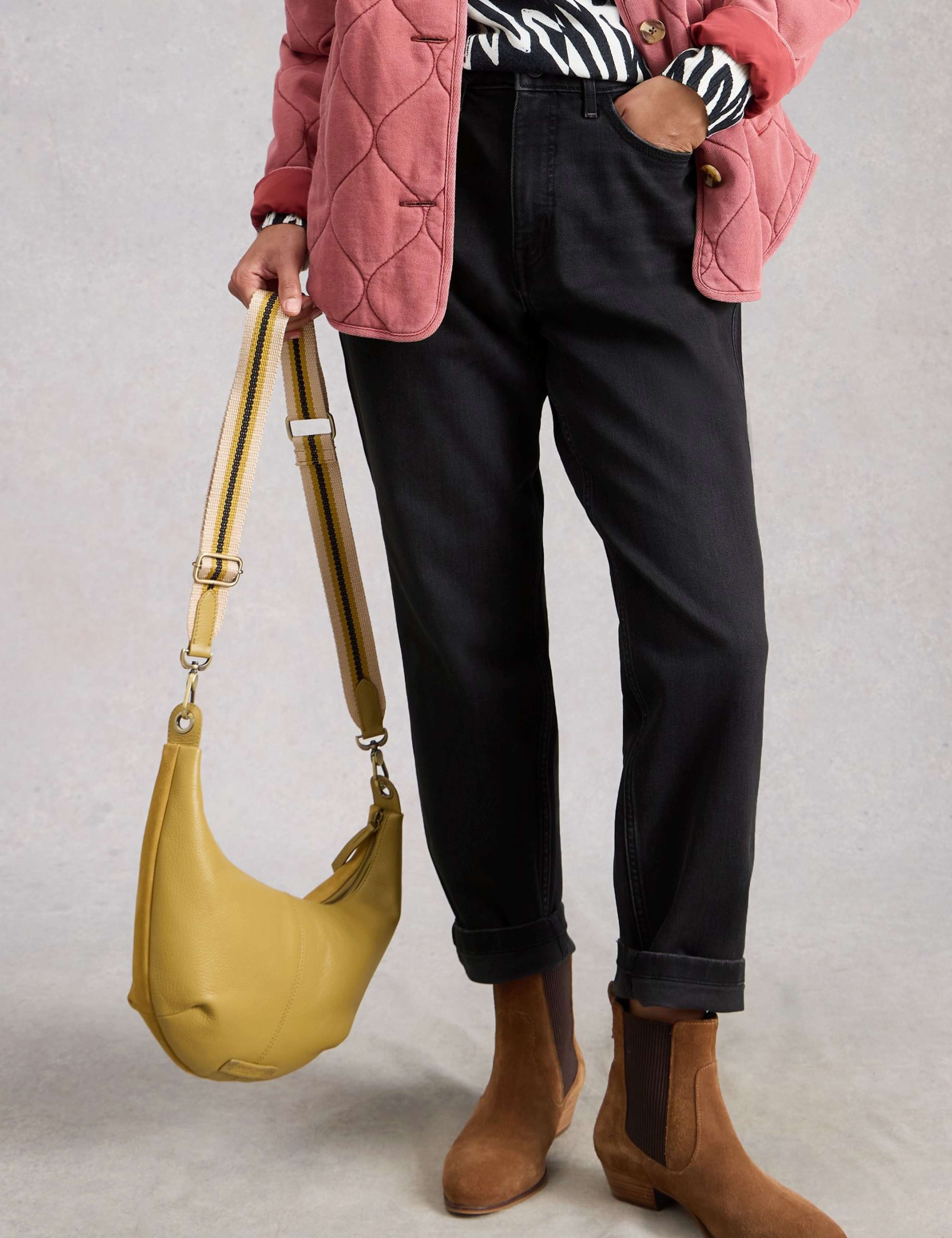 Mid Rise Straight Leg Jeans 6 of 6