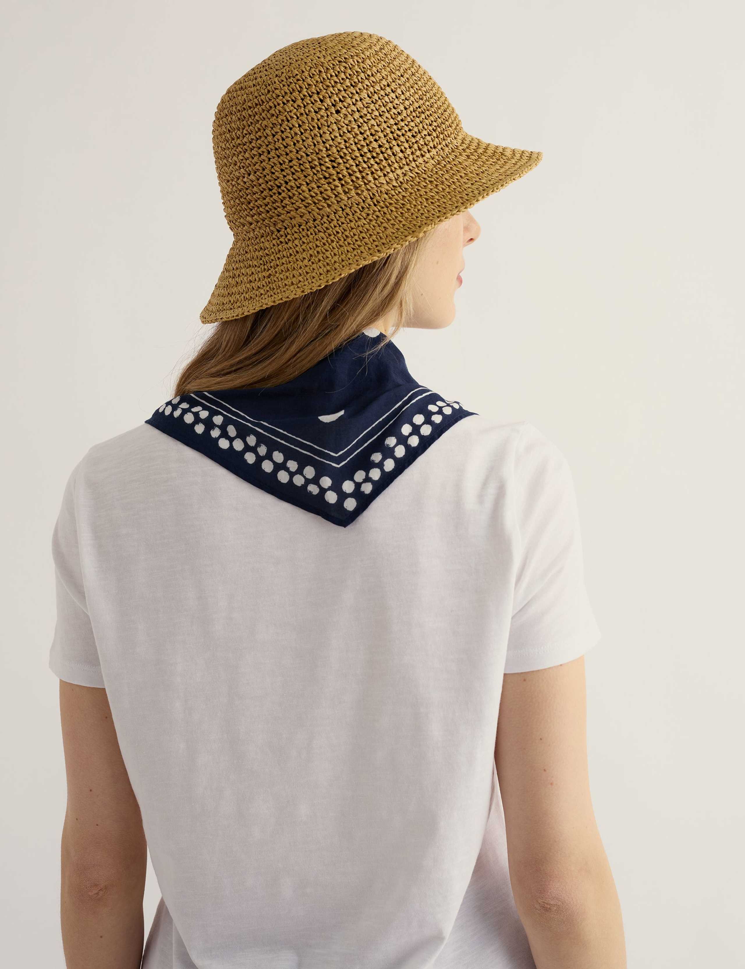 Cotton Blend Printed Scarf 2 of 4