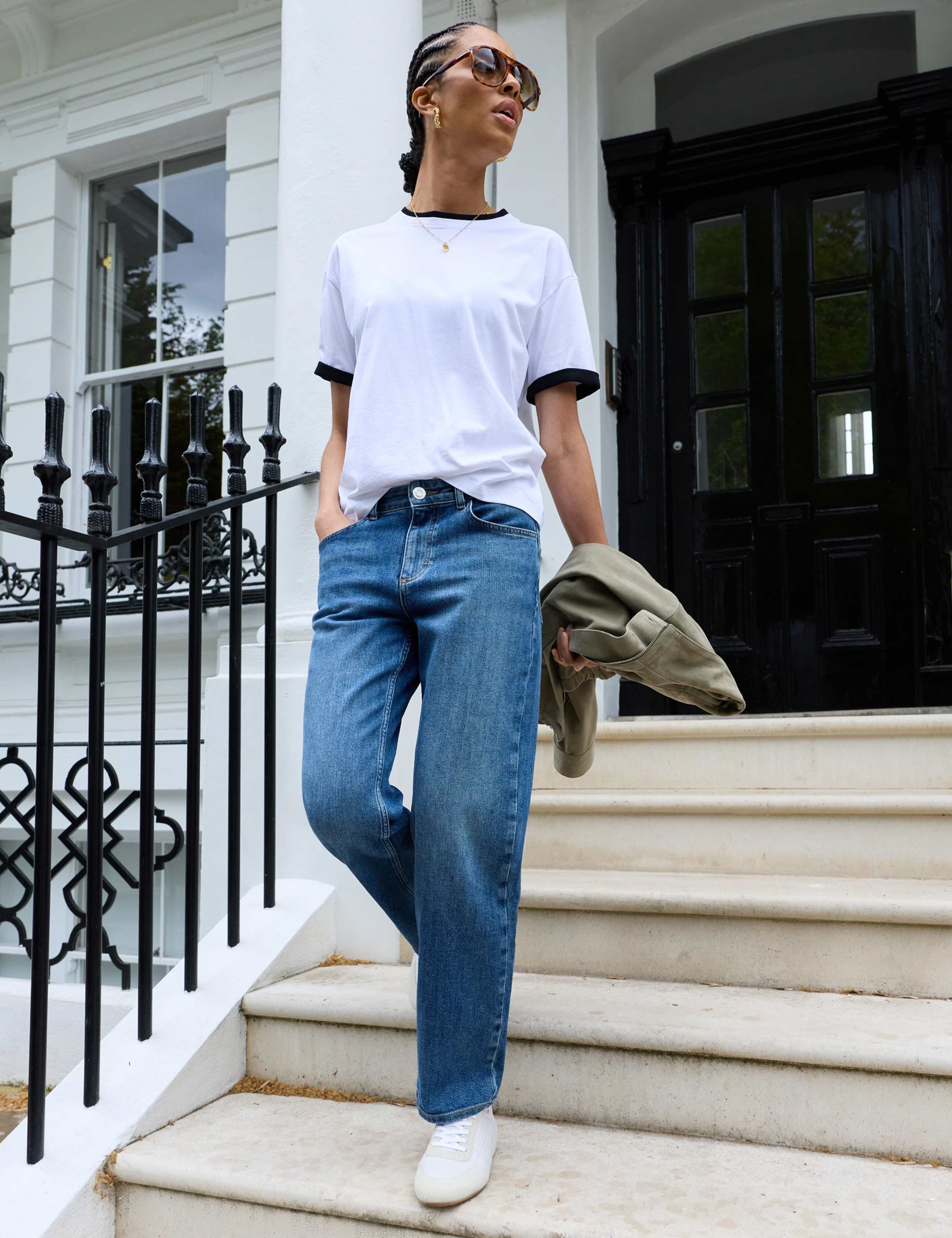 Pure Cotton Layered Look Relaxed Top 4 of 4